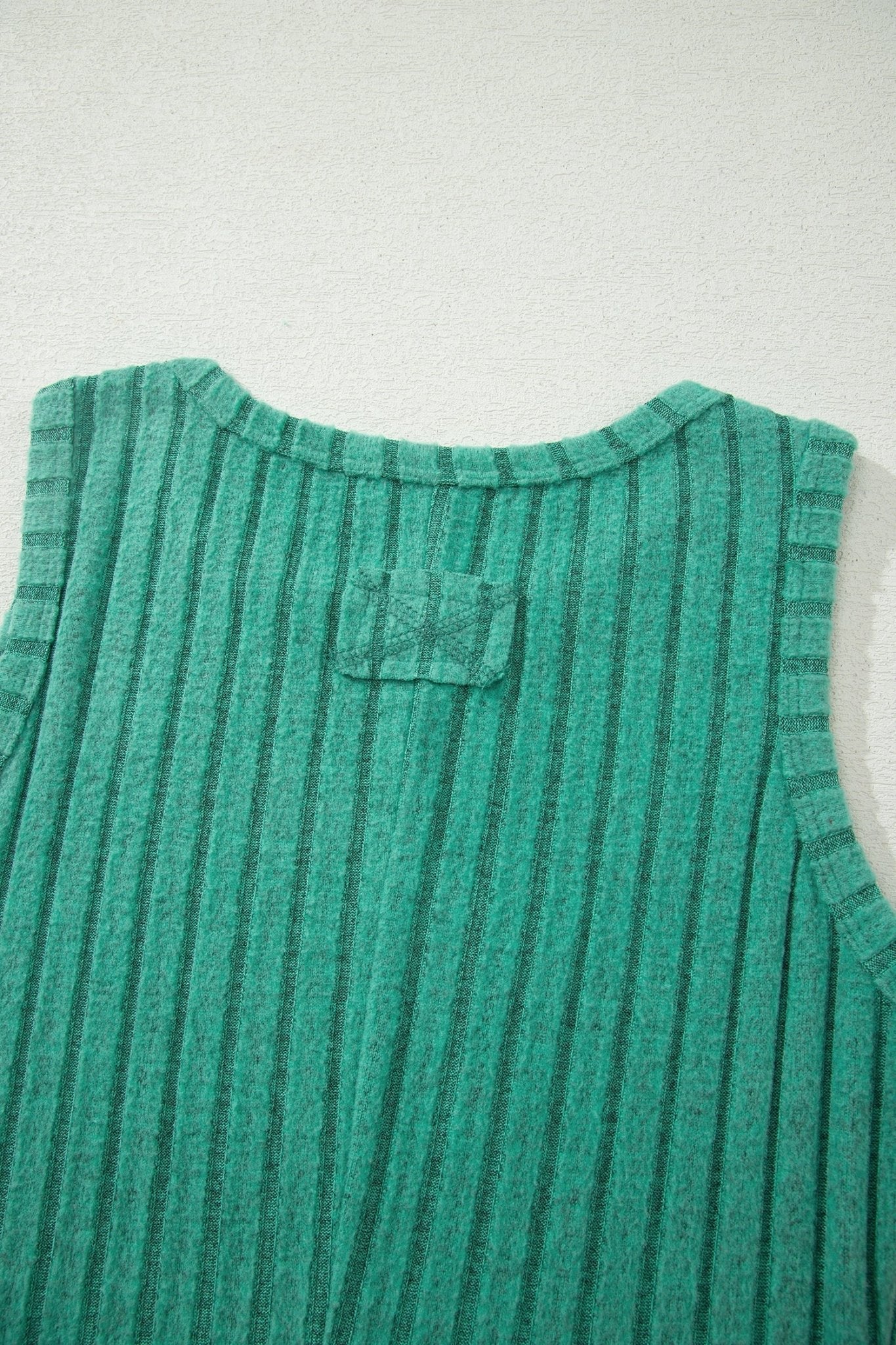 Solid Ribbed Knit Mineral Wash Tank Top - Rooted & Reckless Co.