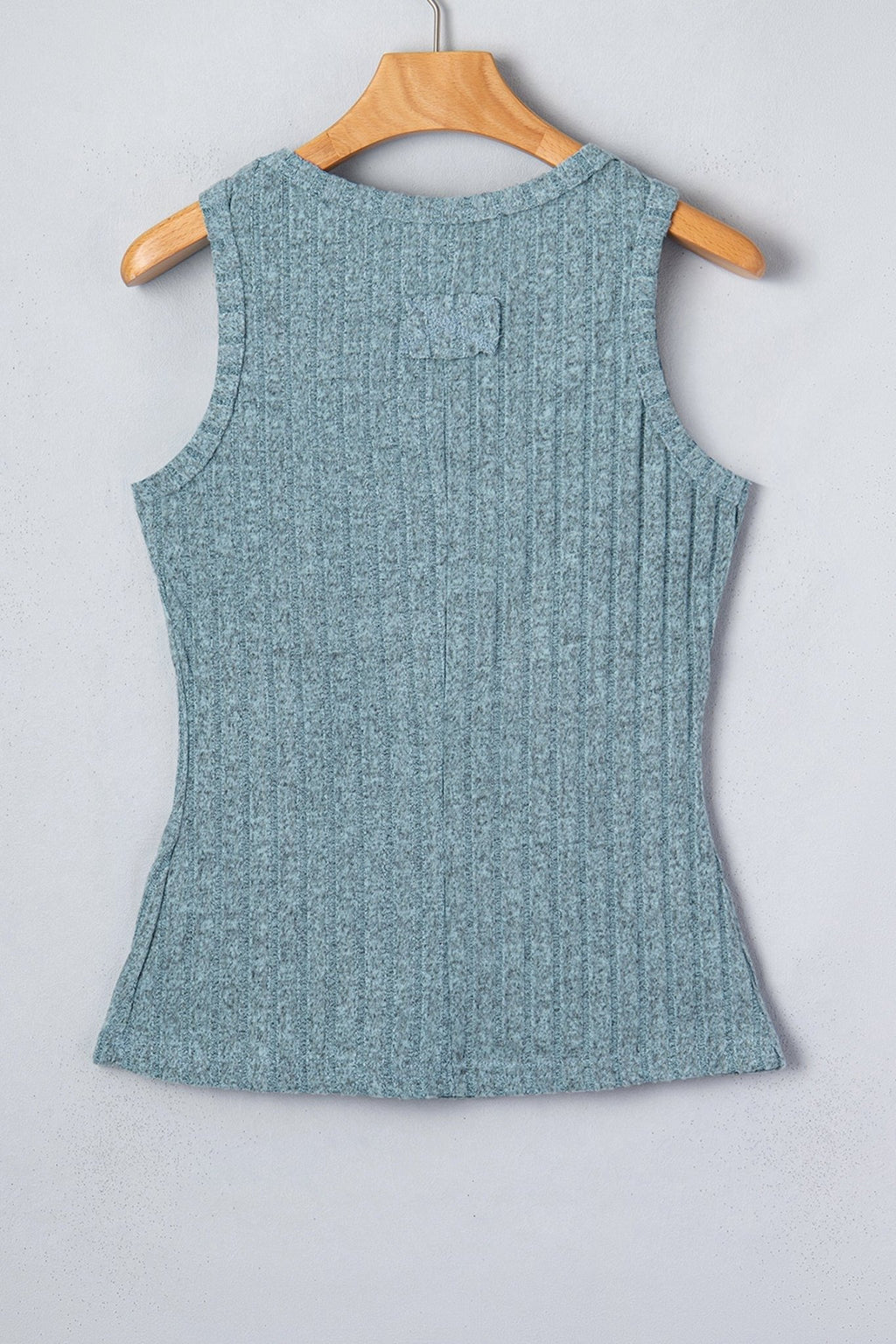 Solid Ribbed Knit Mineral Wash Tank Top - Rooted & Reckless Co.