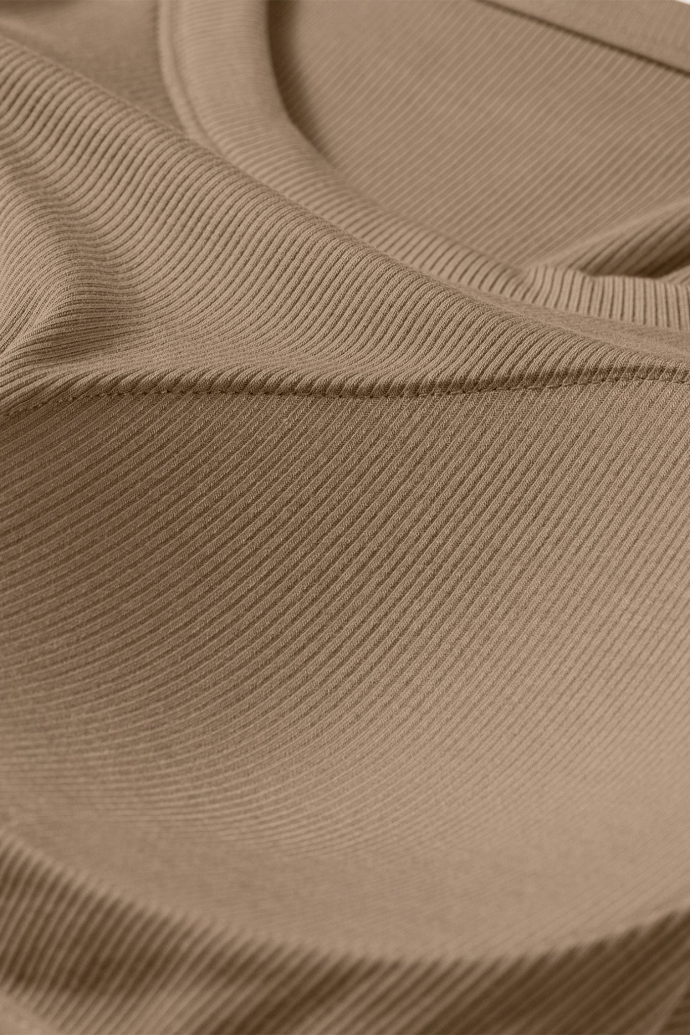 Solid Ribbed Knit Padded Tank Top - Rooted & Reckless Co.