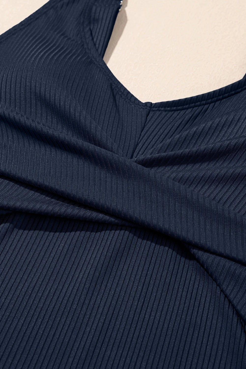 Solid Ribbed Knit Tankini & Skort Swim Set - Rooted & Reckless Co.