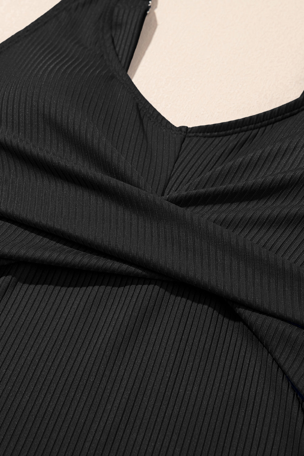 Solid Ribbed Knit Tankini & Skort Swim Set - Rooted & Reckless Co.