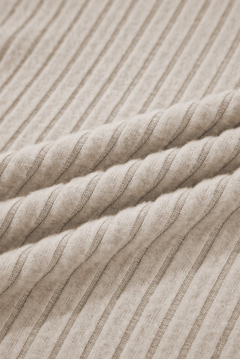 Solid Ribbed Knit Textured Round Neck Top - Rooted & Reckless Co.
