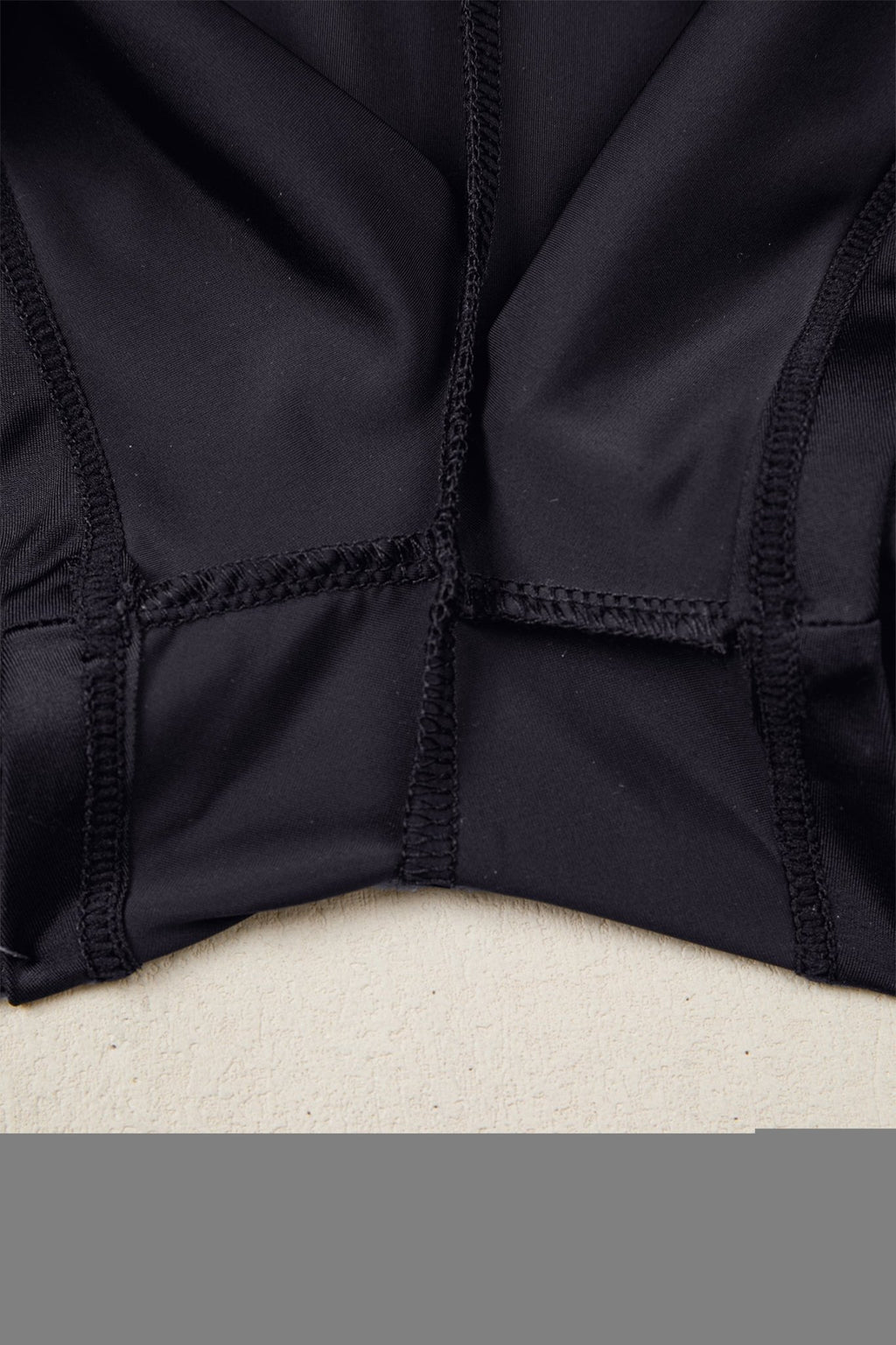 Solid Ribbed Patchwork High Waist Athletic Shorts - Rooted & Reckless Co.