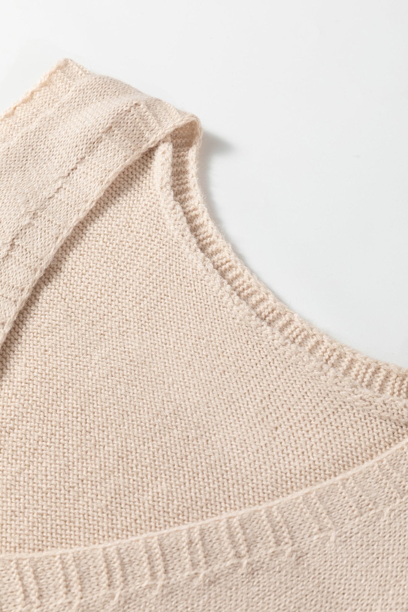 Solid Ribbed Trim Deep V-Neck Sleeveless Tunic Sweater - Rooted & Reckless Co.