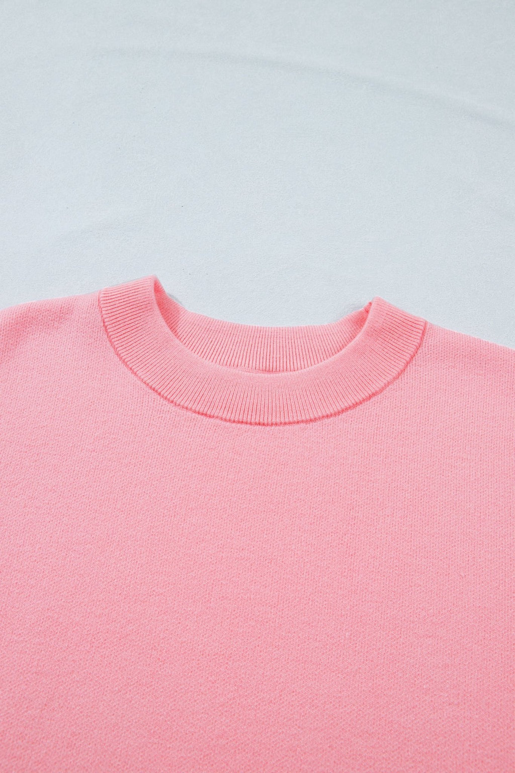 Solid Scalloped Hem 3/4 Sleeve Sweater Top - Rooted & Reckless Co.