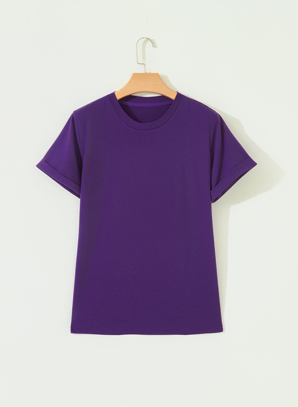 Solid Short Sleeve Crew Neck Tee - Rooted & Reckless Co.