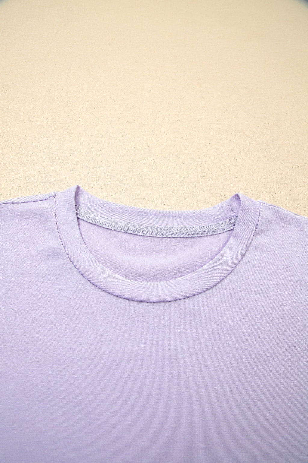 Solid Short Sleeve Crew Neck Tee - Rooted & Reckless Co.
