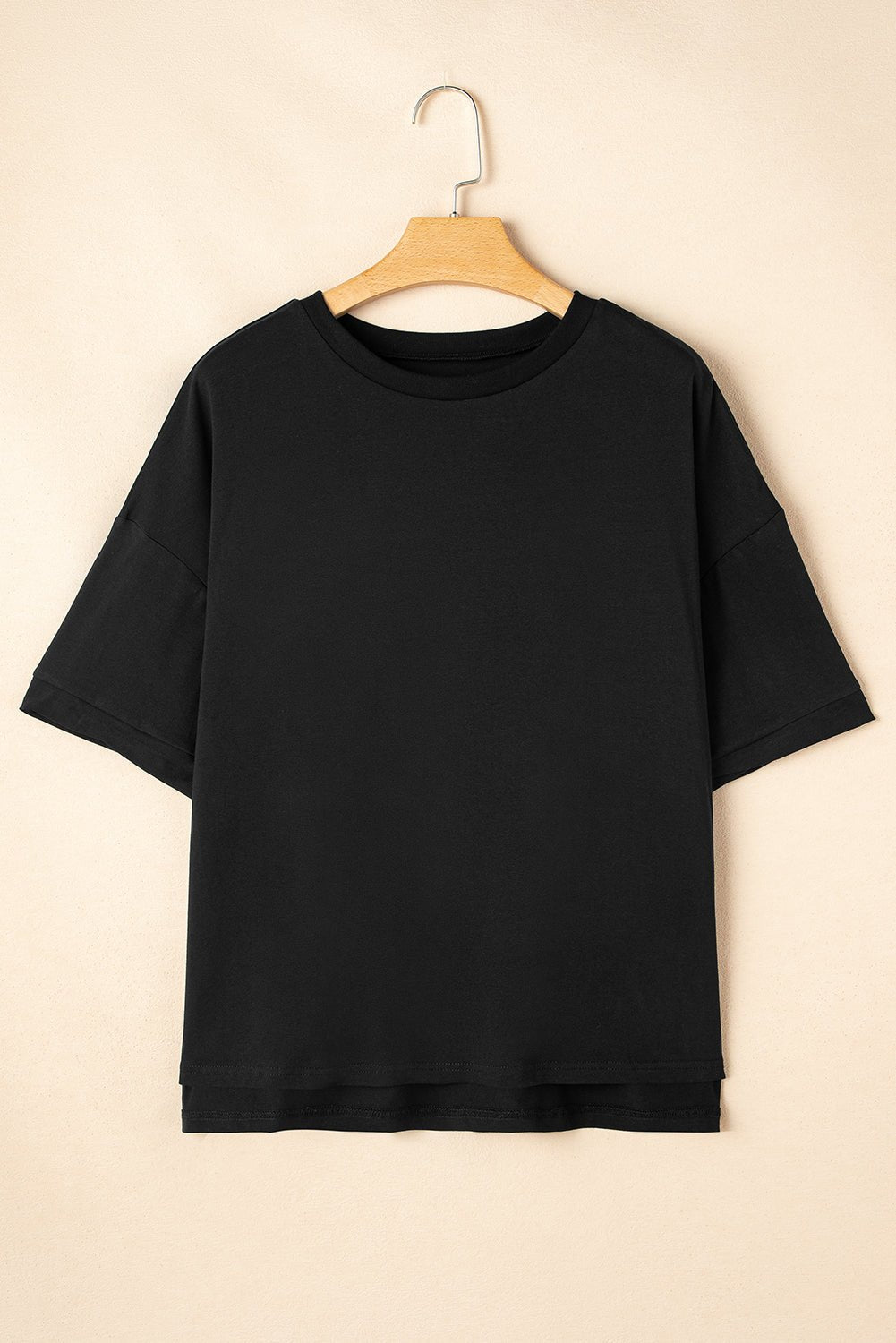 Solid Short Sleeve Hi Low Hem T-Shirt - Rooted & Reckless Co.