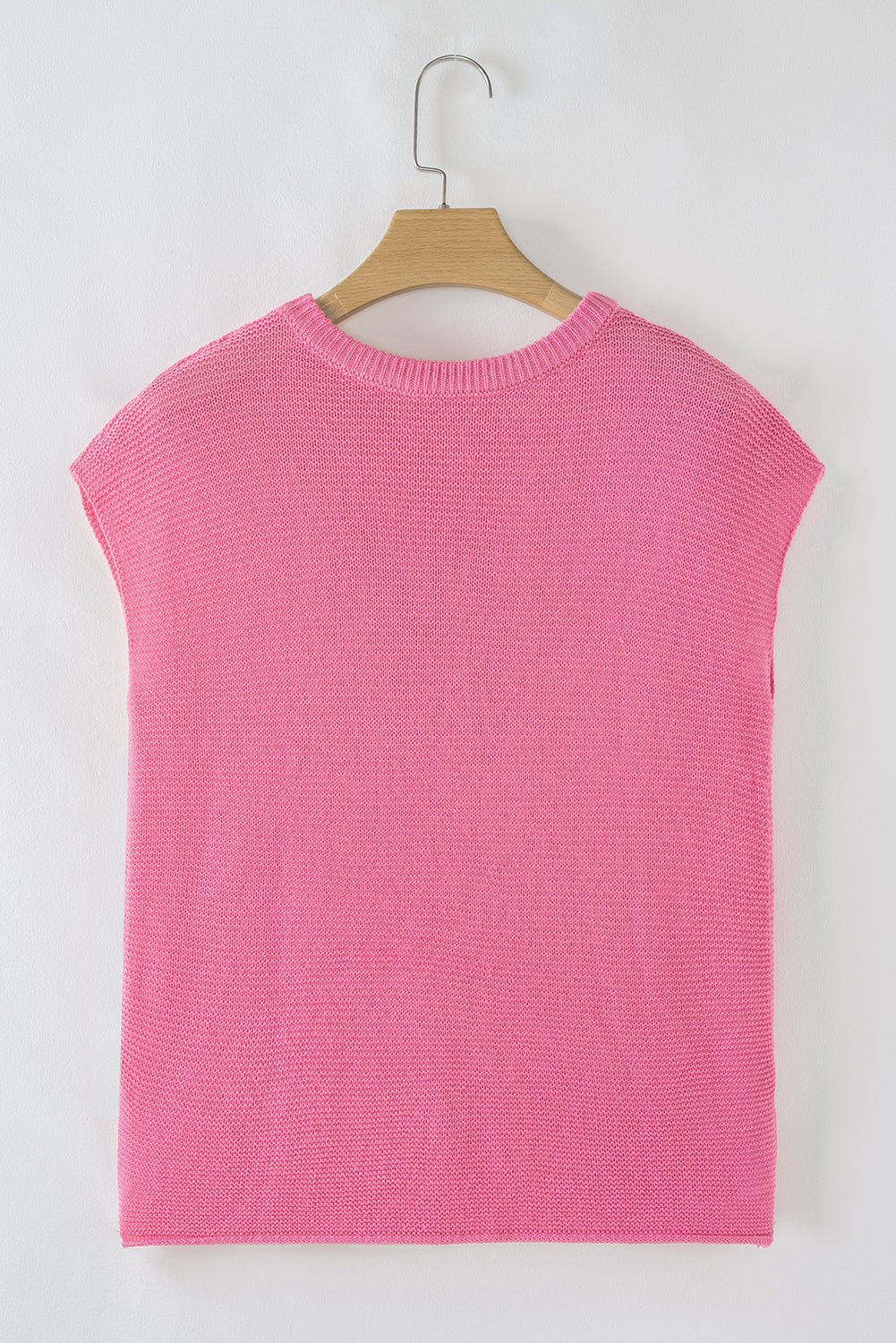 Solid Short Sleeve Side Slit Sweater Tee - Rooted & Reckless Co.