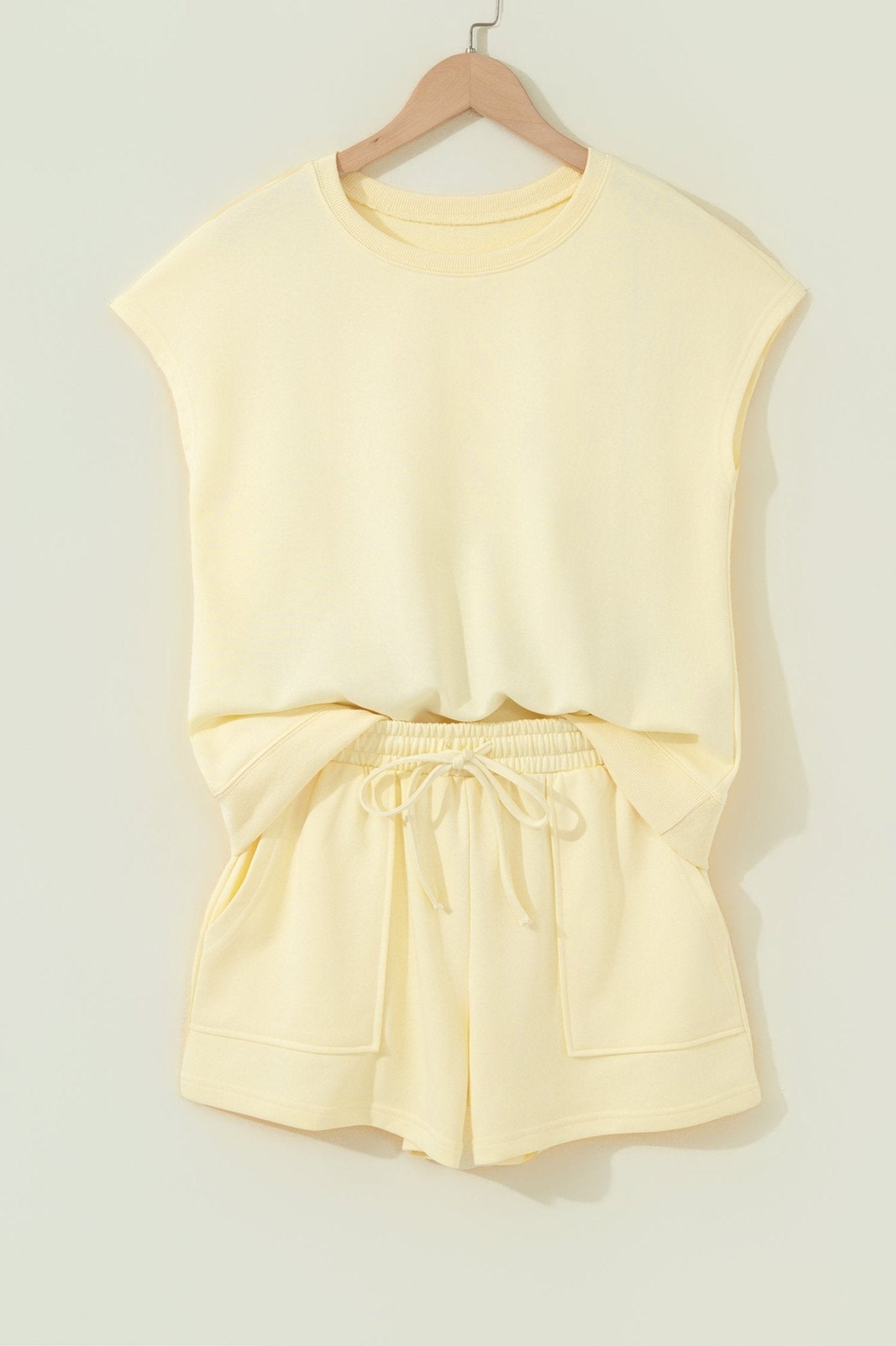 Solid Short Sleeve Tee & Drawstring Shorts Set - Rooted & Reckless Co.