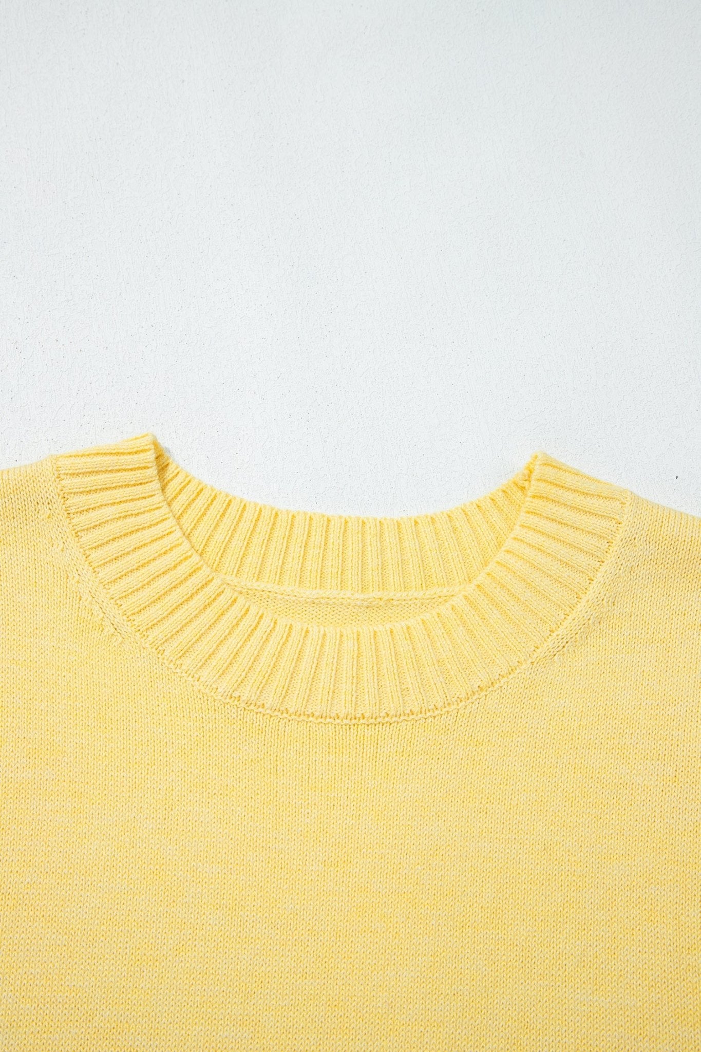 Solid Side Slit Sleeveless Sweater Top - Rooted & Reckless Co.