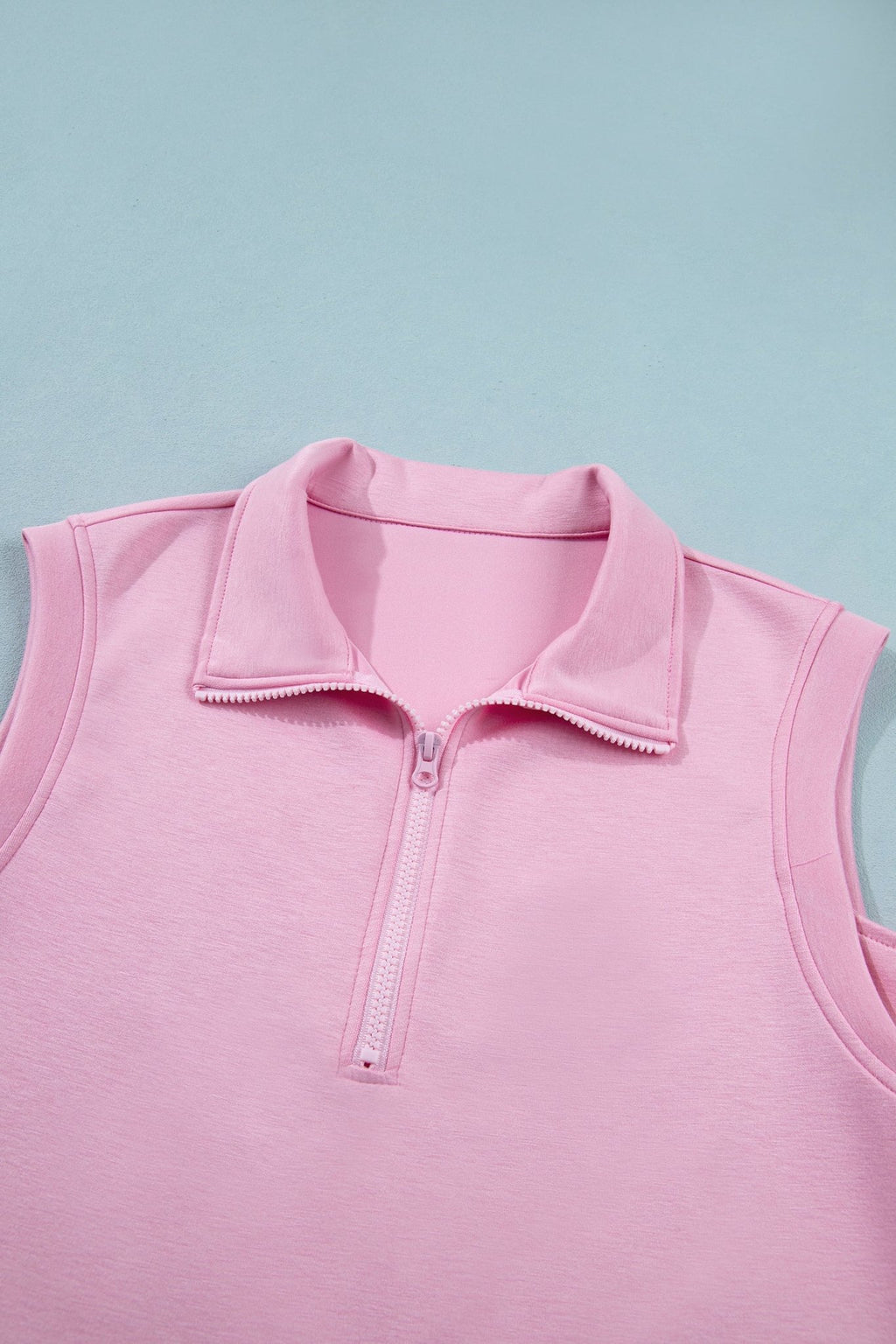 Solid Sleeveless Zipped Tank & Skort Set - Rooted & Reckless Co.