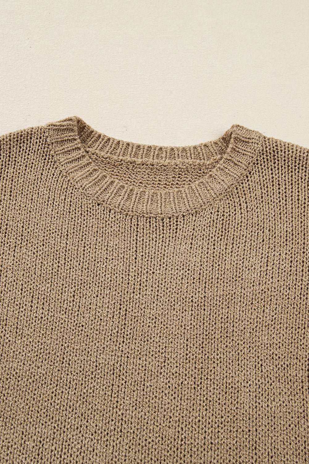 Solid Slouchy Drop Shoulder Sweater Dress - Rooted & Reckless Co.