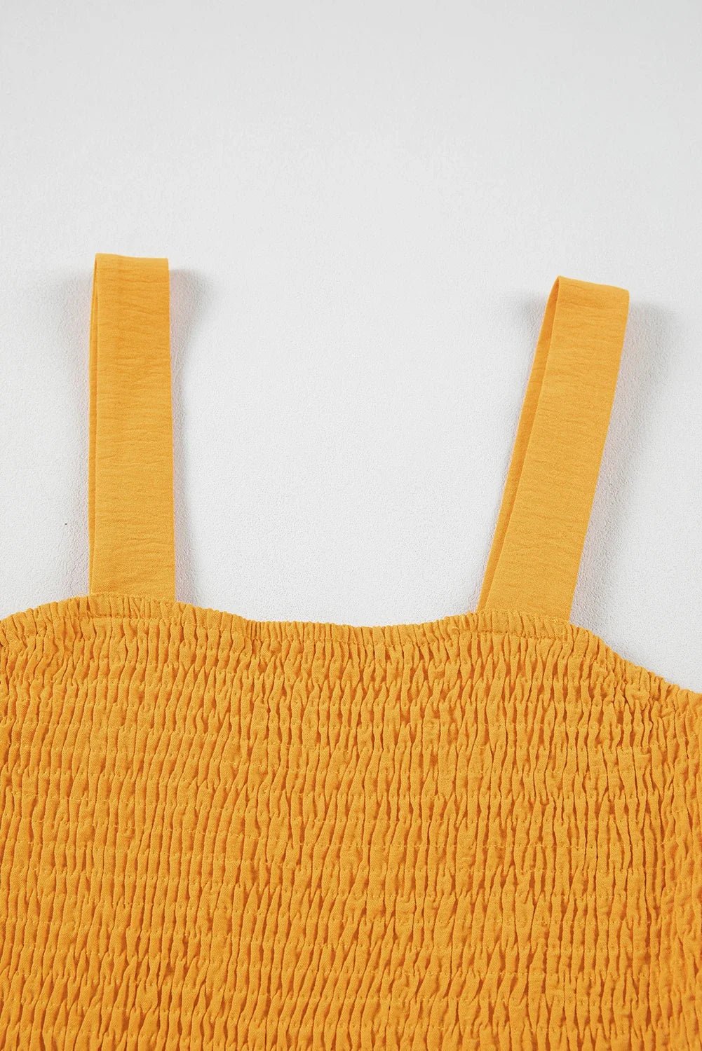 Solid Smocked Sleeveless Pocketed Romper - Rooted & Reckless Co.