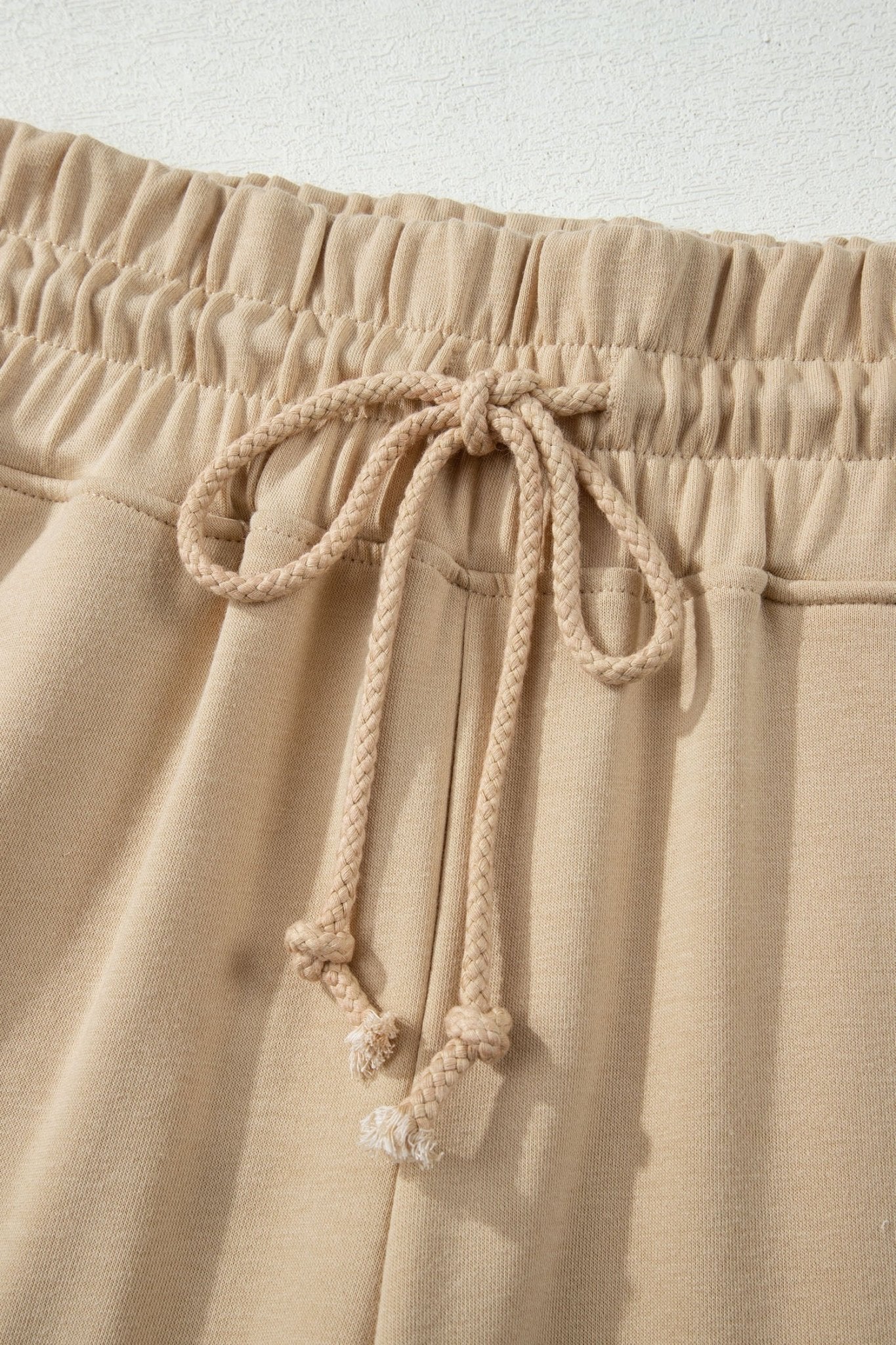 Solid Tee & Wide Leg Raw Hem Pants Set - Rooted & Reckless Co.