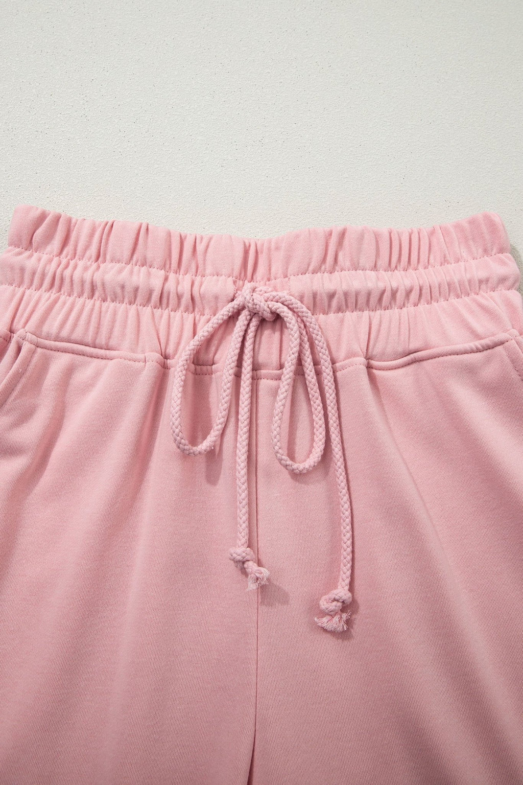 Solid Tee & Wide Leg Raw Hem Pants Set - Rooted & Reckless Co.