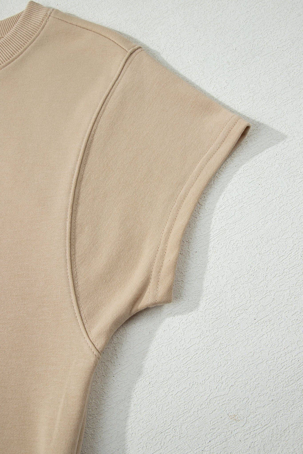 Solid Tee & Wide Leg Raw Hem Pants Set - Rooted & Reckless Co.