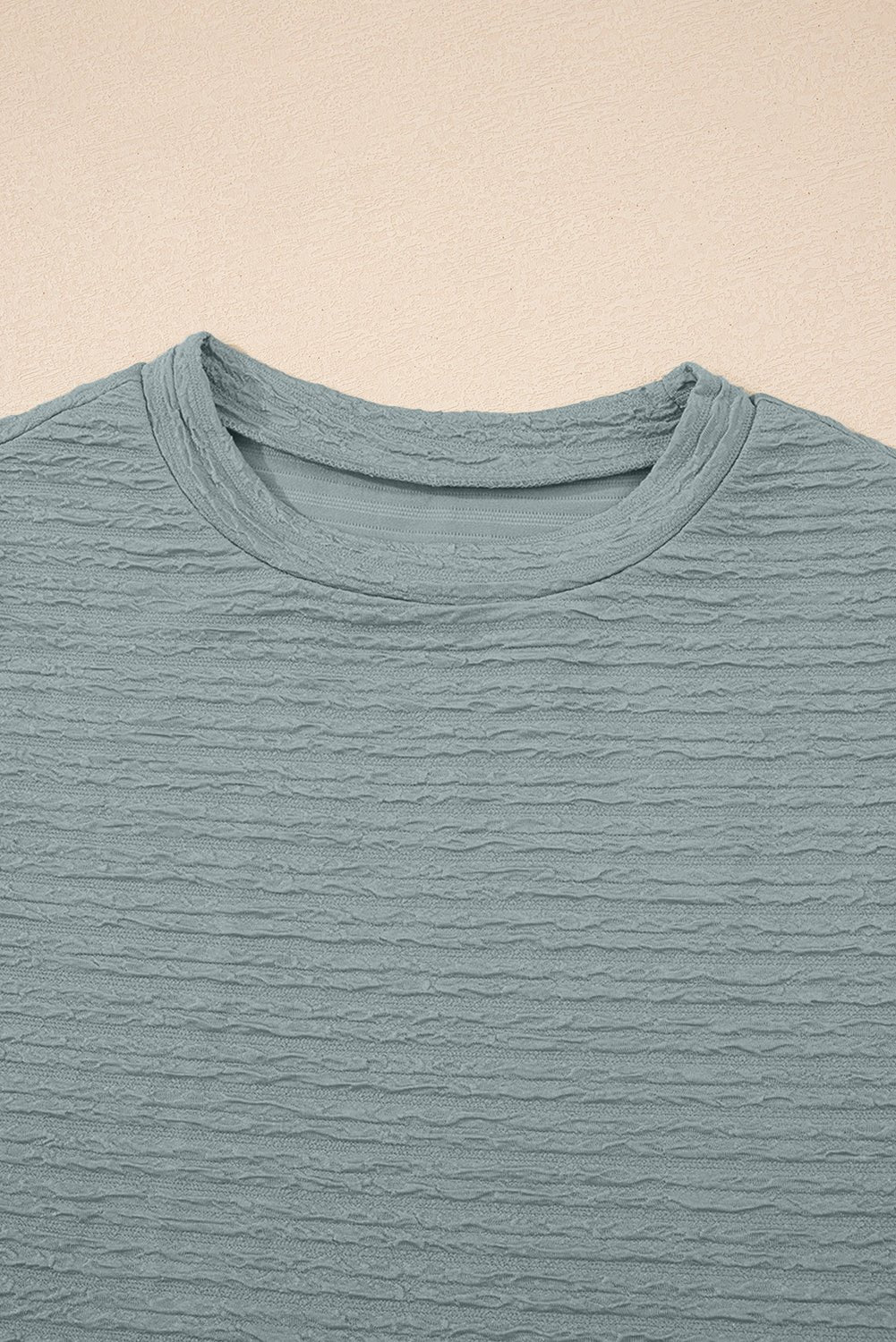 Solid Textured Crew Neck Tank Top - Rooted & Reckless Co.