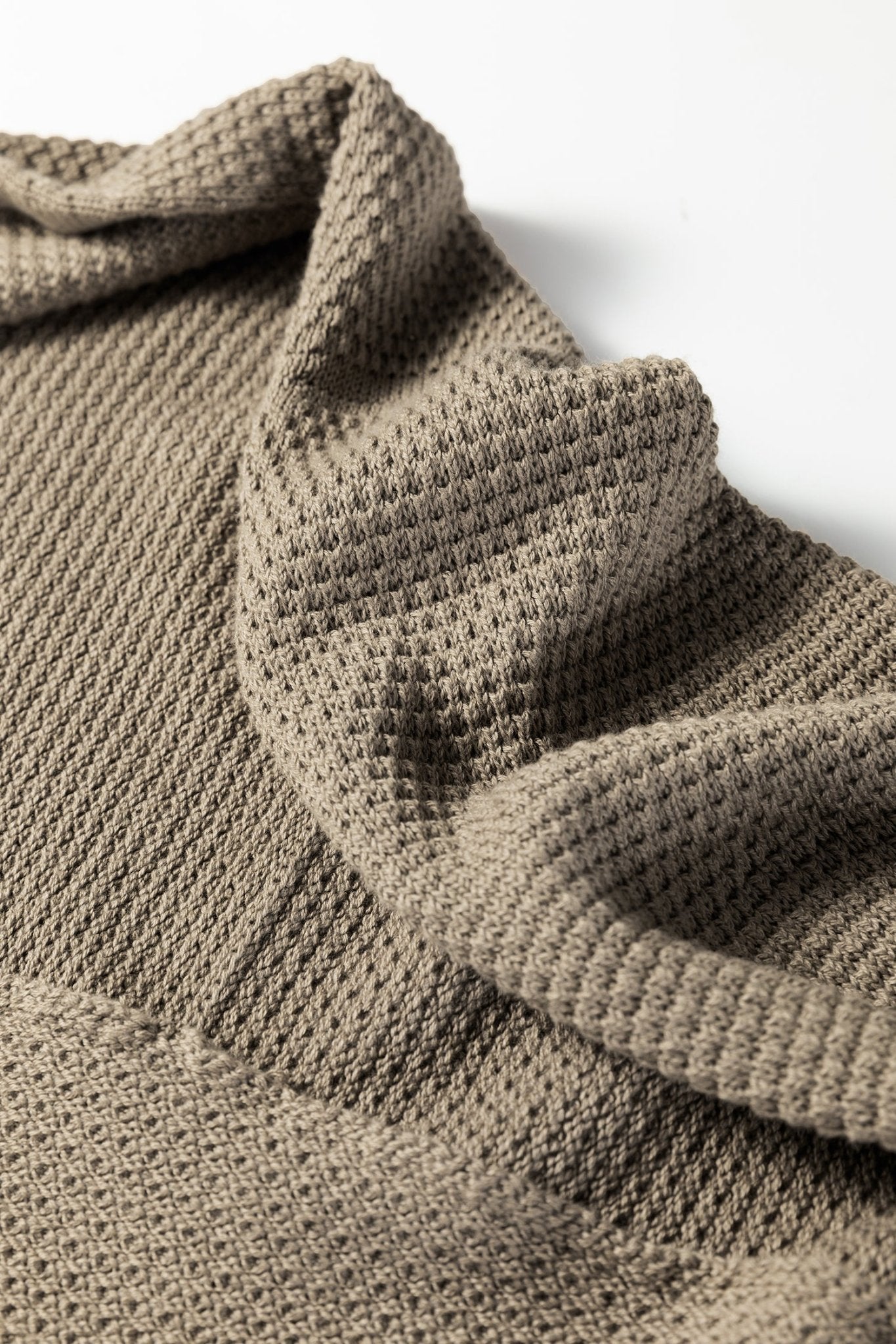 Solid Textured Knit Open-Front Sweater Cardigan - Rooted & Reckless Co.
