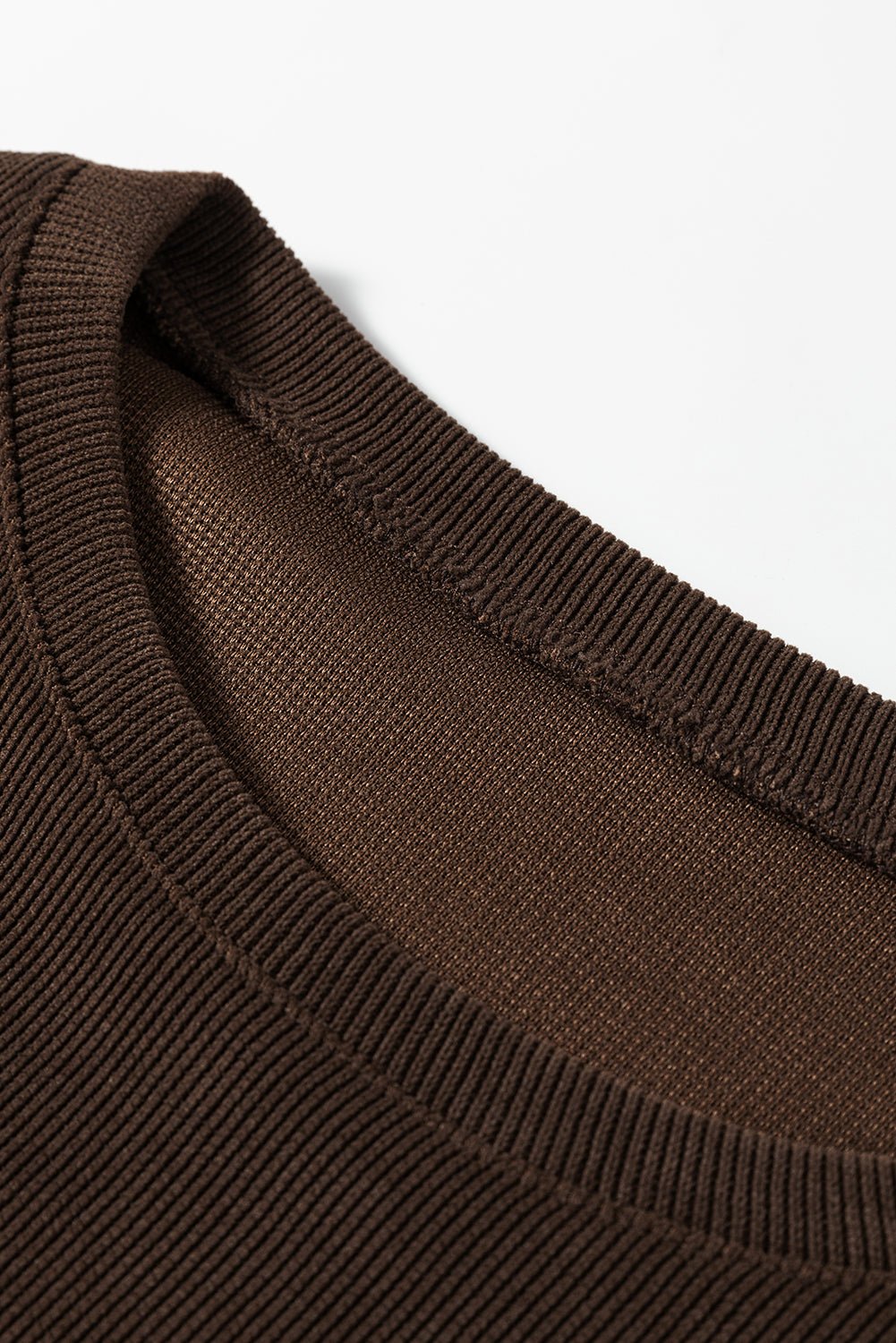 Solid Textured Knit Pullover and Shorts Set - Rooted & Reckless Co.