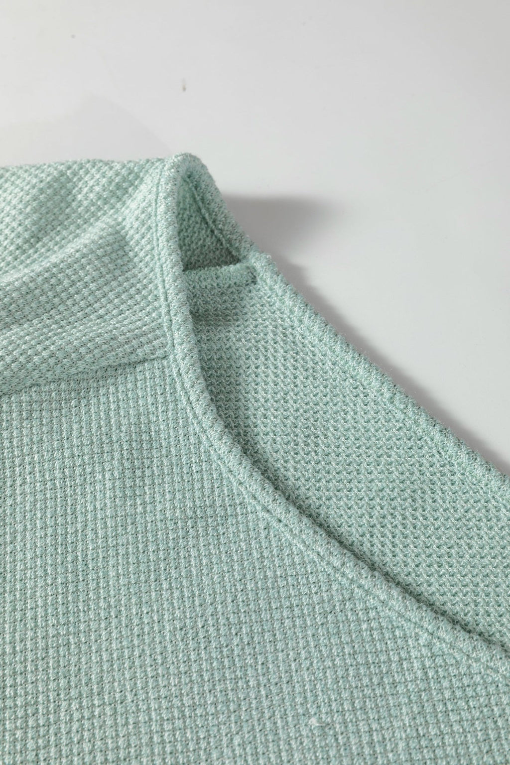 Solid Textured Knit Raglan Long Sleeve Top - Rooted & Reckless Co.