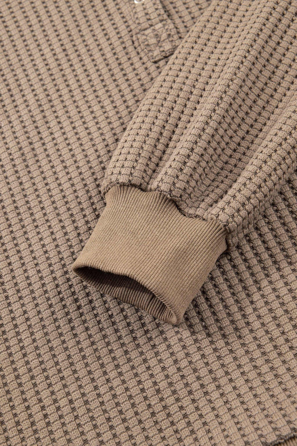 Solid Textured Knit Snap Button Collar Top - Rooted & Reckless Co.