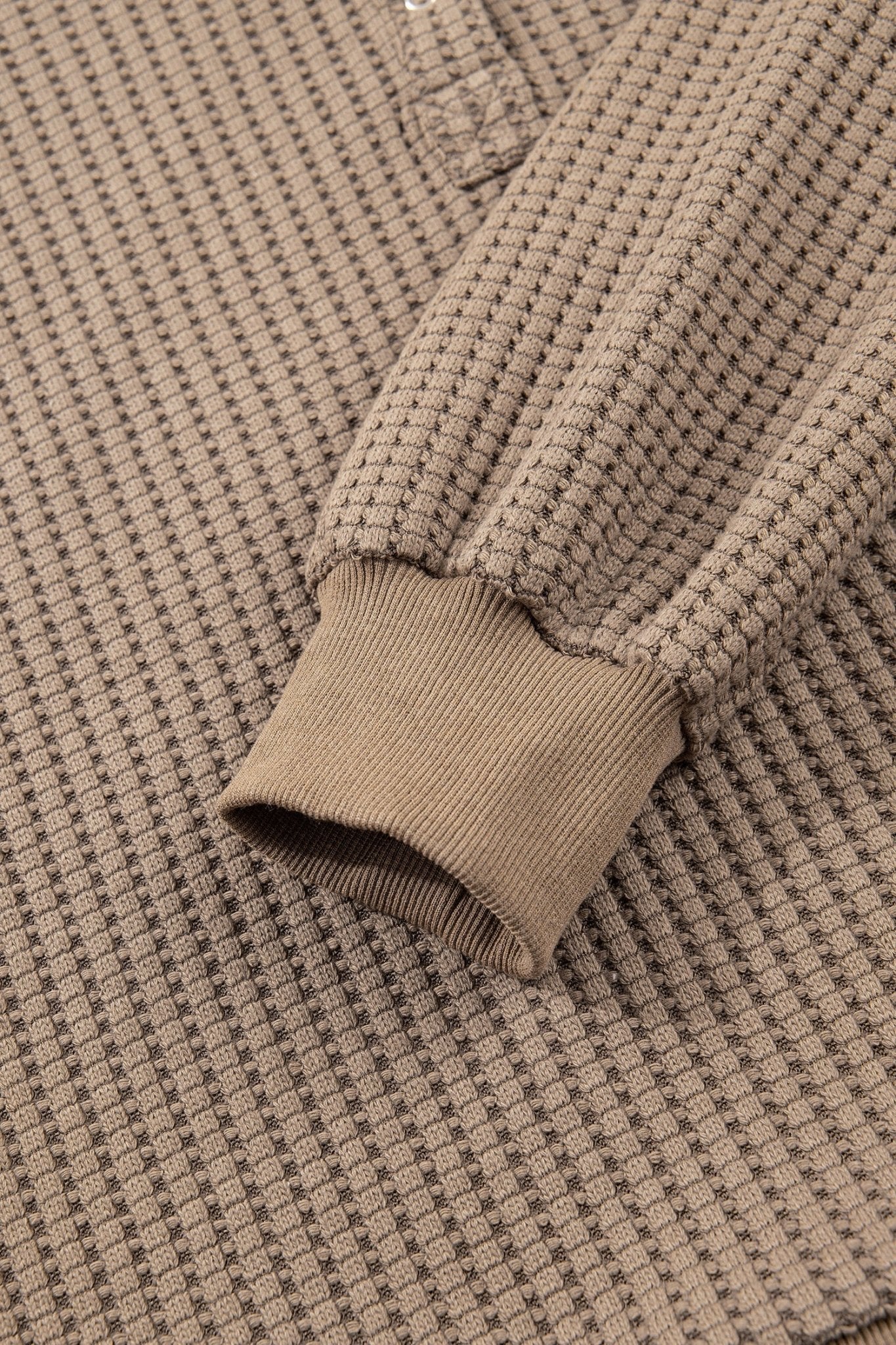Solid Textured Knit Snap Button Collar Top - Rooted & Reckless Co.