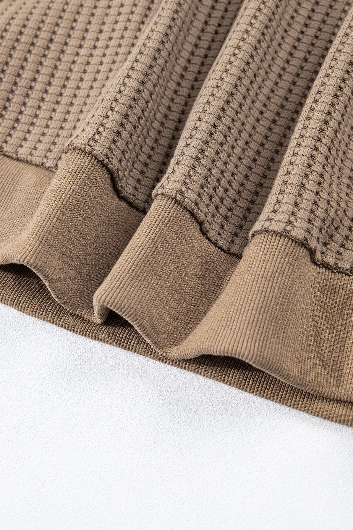Solid Textured Knit Snap Button Collar Top - Rooted & Reckless Co.