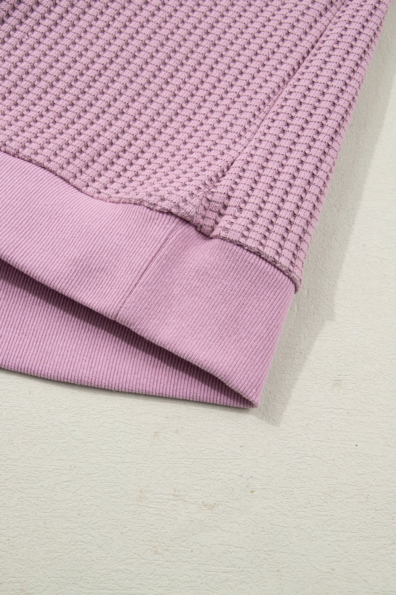 Solid Textured Knit Snap Button Collar Top - Rooted & Reckless Co.