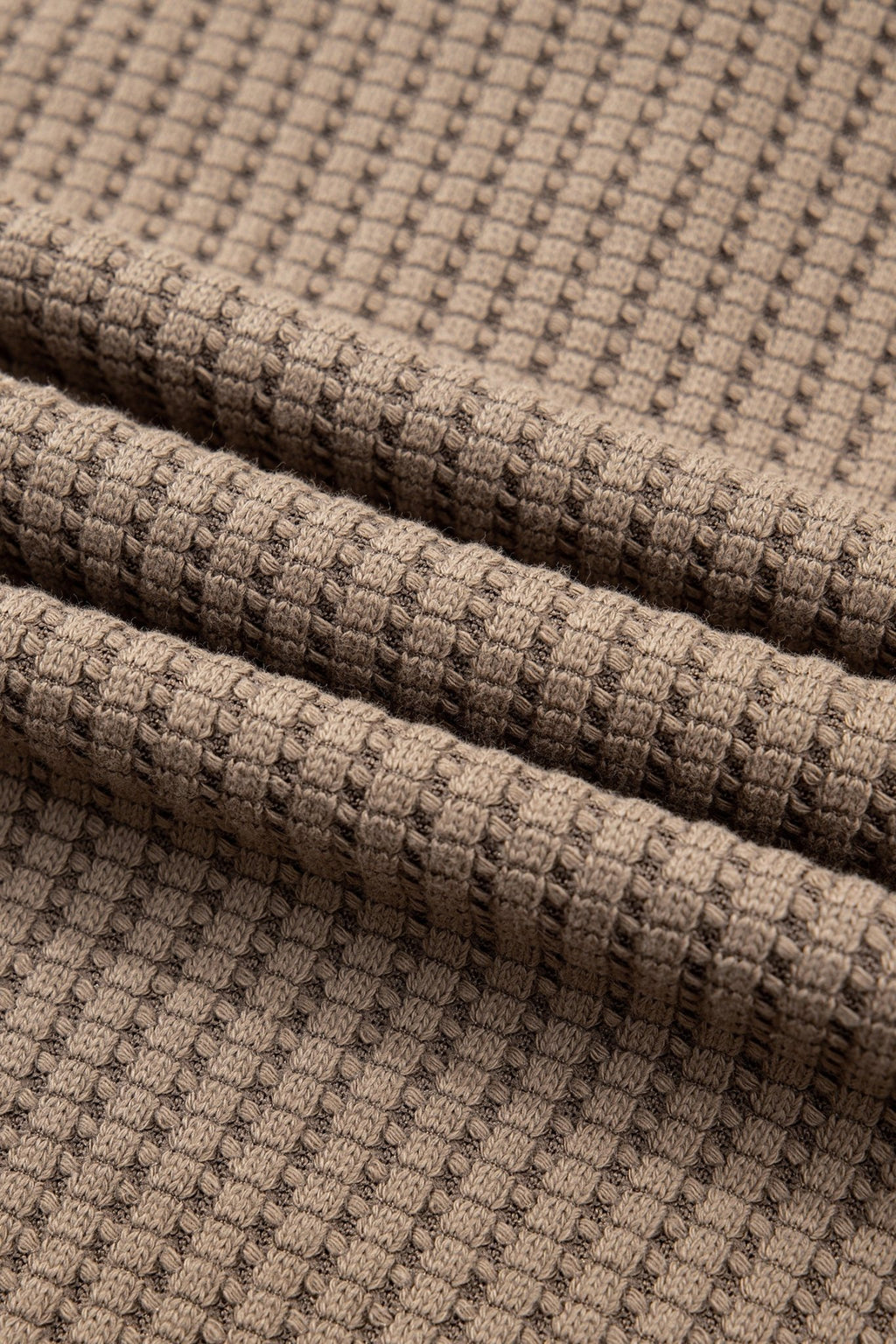 Solid Textured Knit Snap Button Collar Top - Rooted & Reckless Co.