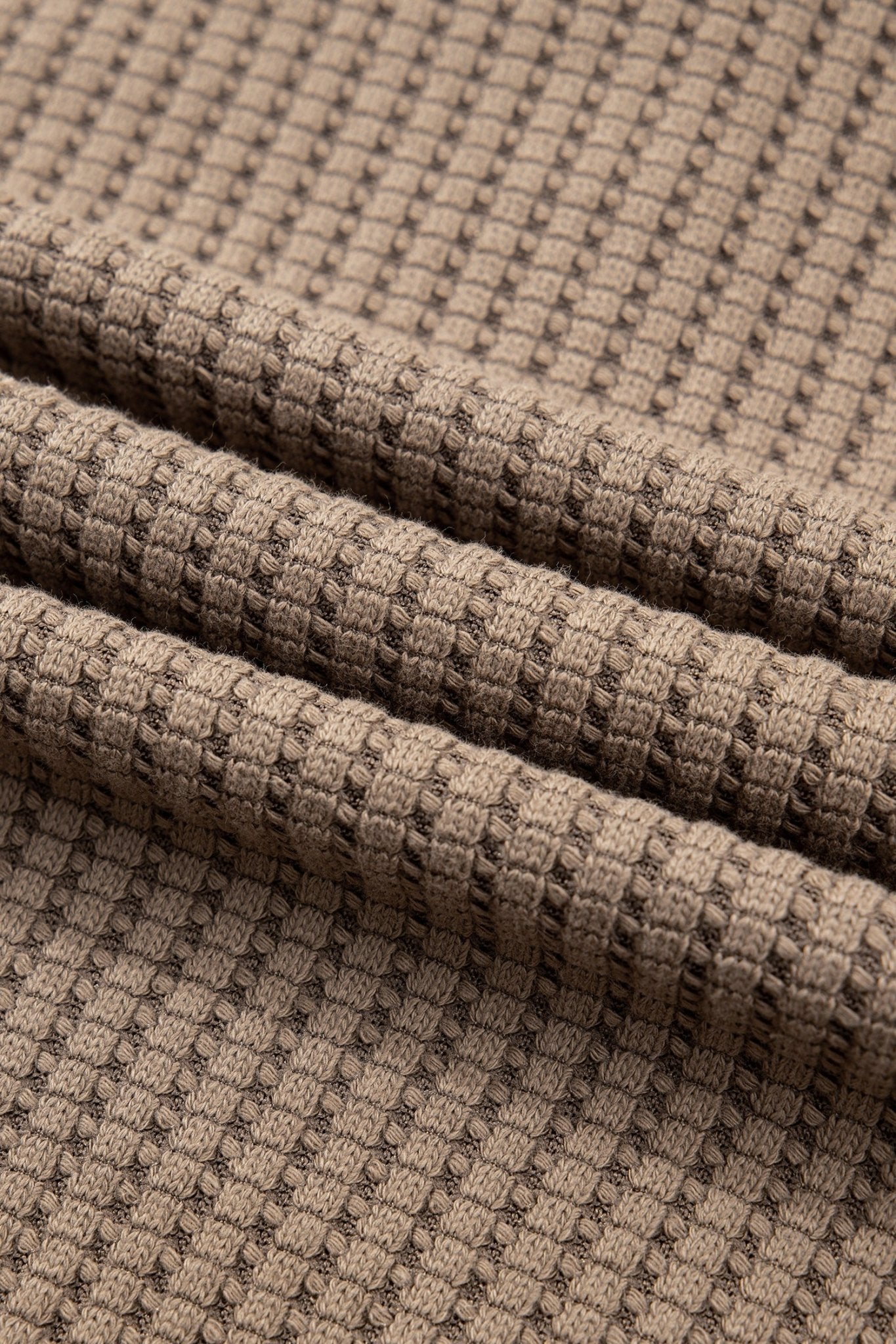 Solid Textured Knit Snap Button Collar Top - Rooted & Reckless Co.