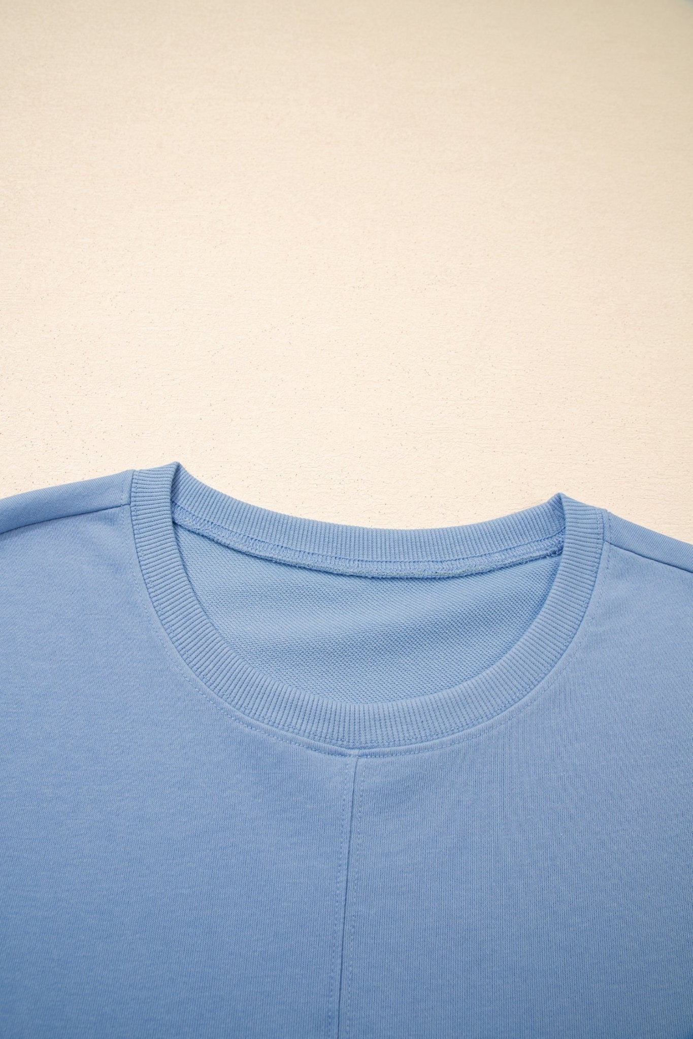 Solid Textured Raw Edge Top and Short Set - Rooted & Reckless Co.