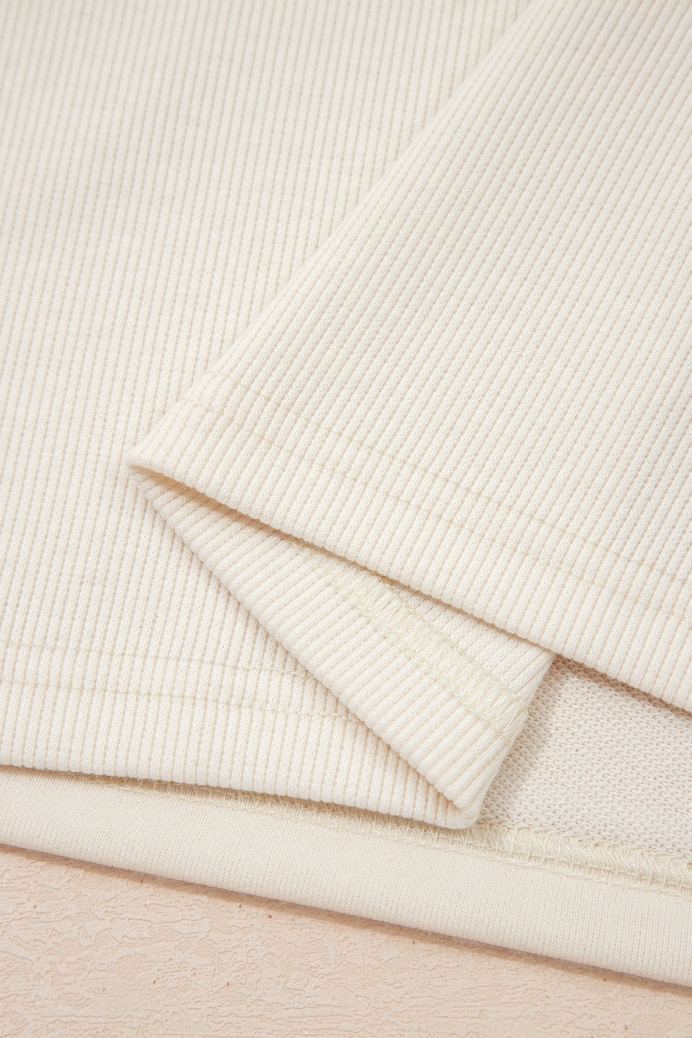 Solid Textured Raw Edge Top and Short Set - Rooted & Reckless Co.