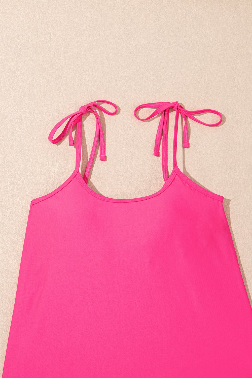 Solid Tie Strap Top & Floral Bottom Tankini Set - Rooted & Reckless Co.