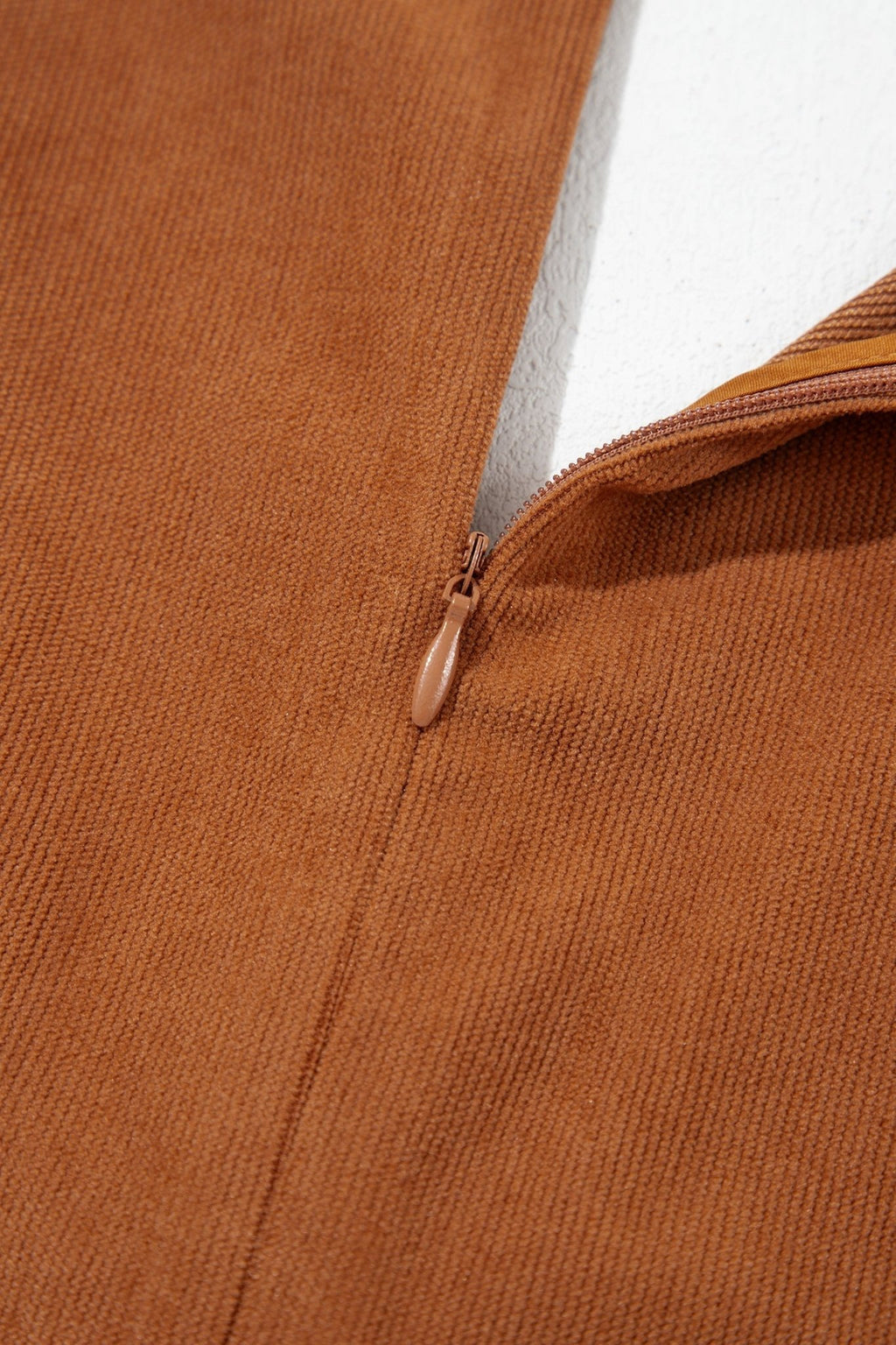 Solid Tie V-Neck Sleeveless Corduroy Romper - Rooted & Reckless Co.