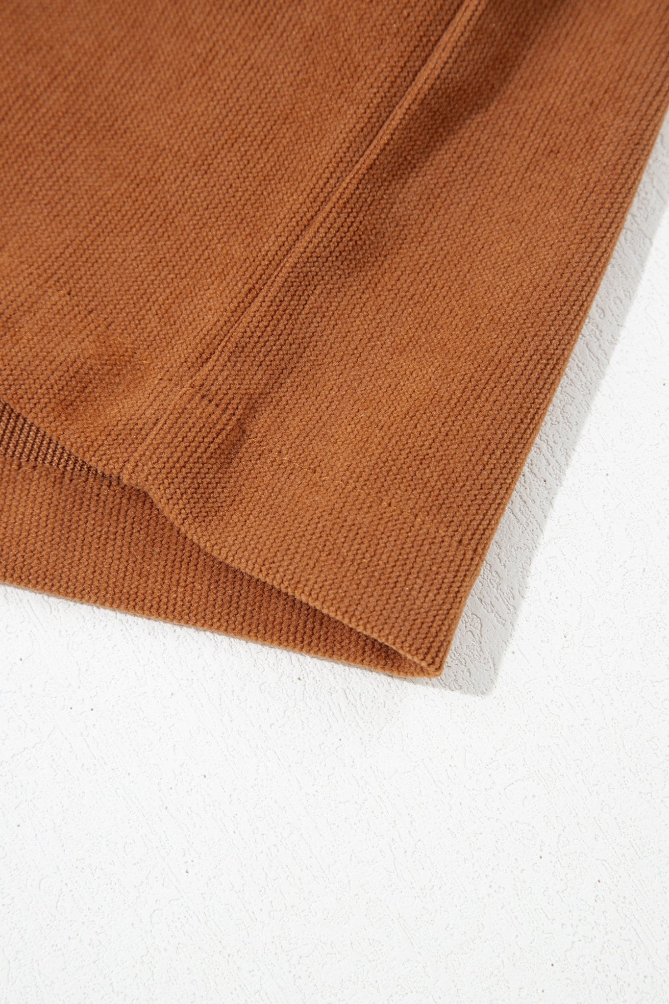 Solid Tie V-Neck Sleeveless Corduroy Romper - Rooted & Reckless Co.