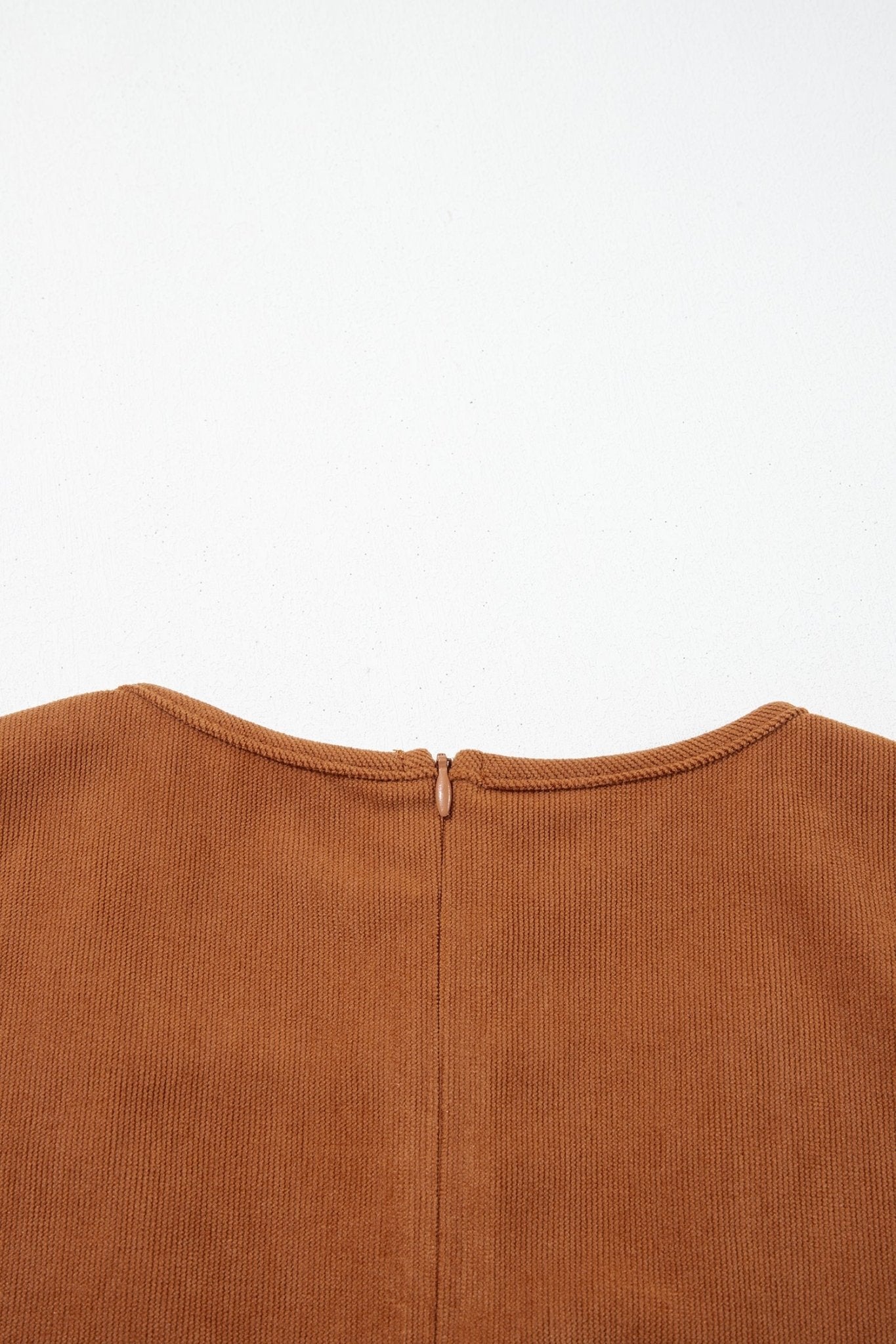 Solid Tie V-Neck Sleeveless Corduroy Romper - Rooted & Reckless Co.
