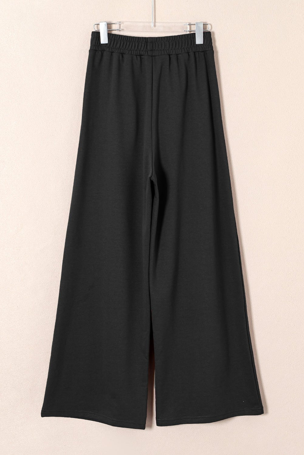 Solid Tied High-Waist Pleated Sweatpants - Rooted & Reckless Co.