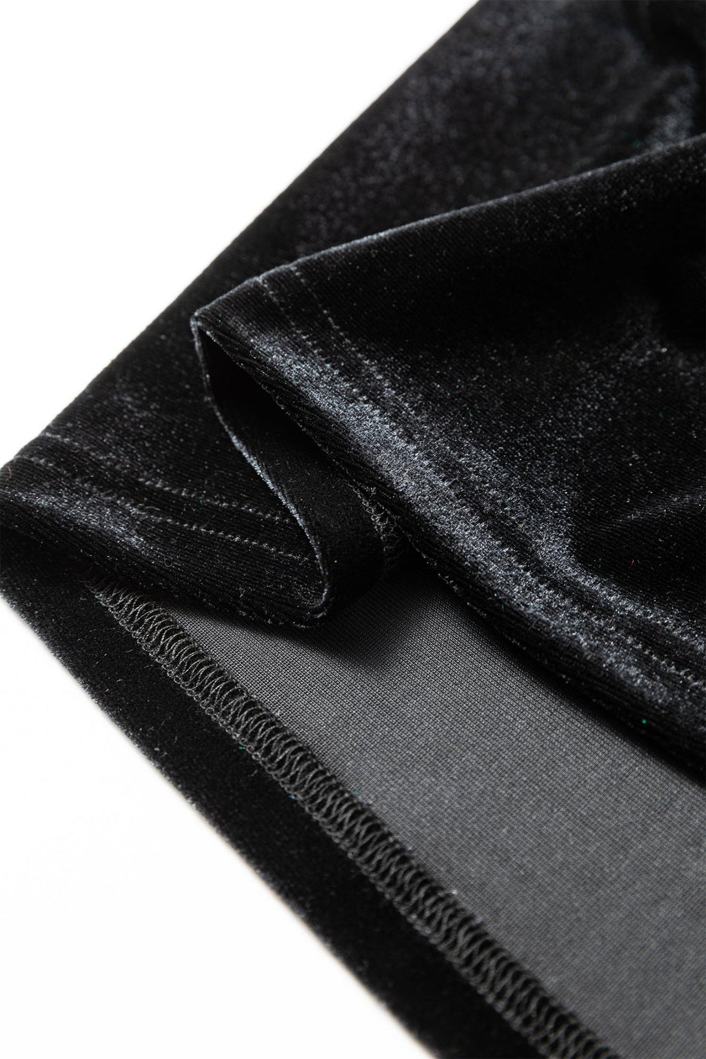 Solid Velvet Frilled Collar Smocked Puff Sleeve Blouse - Rooted & Reckless Co.