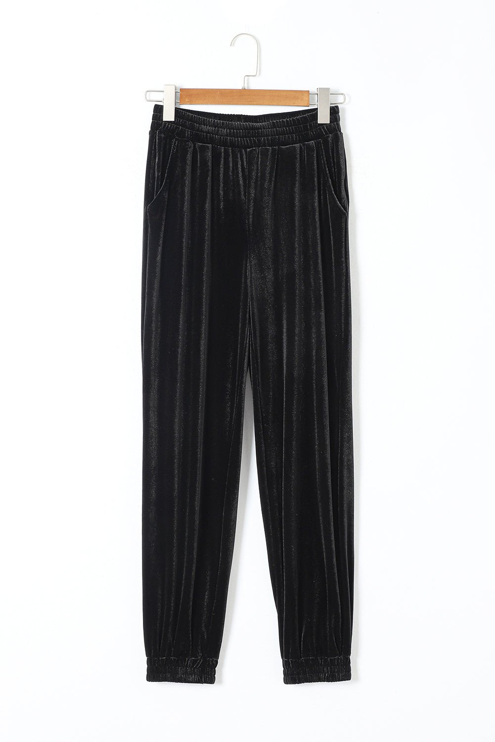 Solid Velvet Jogger Pants - Rooted & Reckless Co.