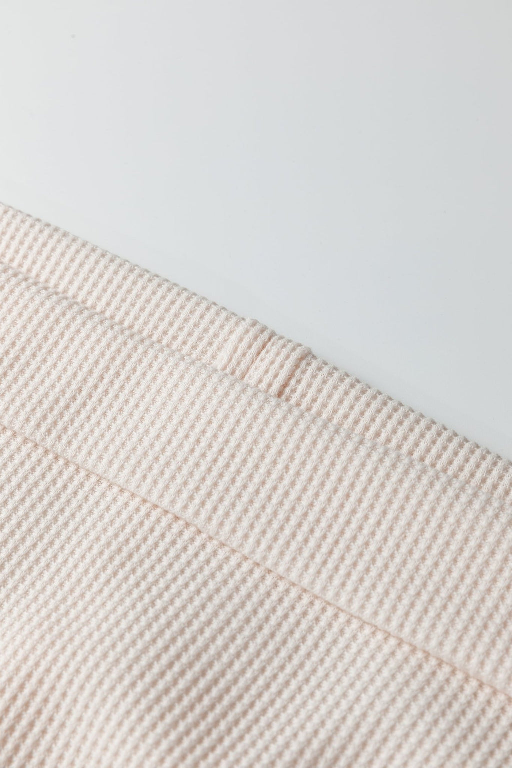 Solid Waffle Knit Asymmetric Neck Long Sleeve Top - Rooted & Reckless Co.