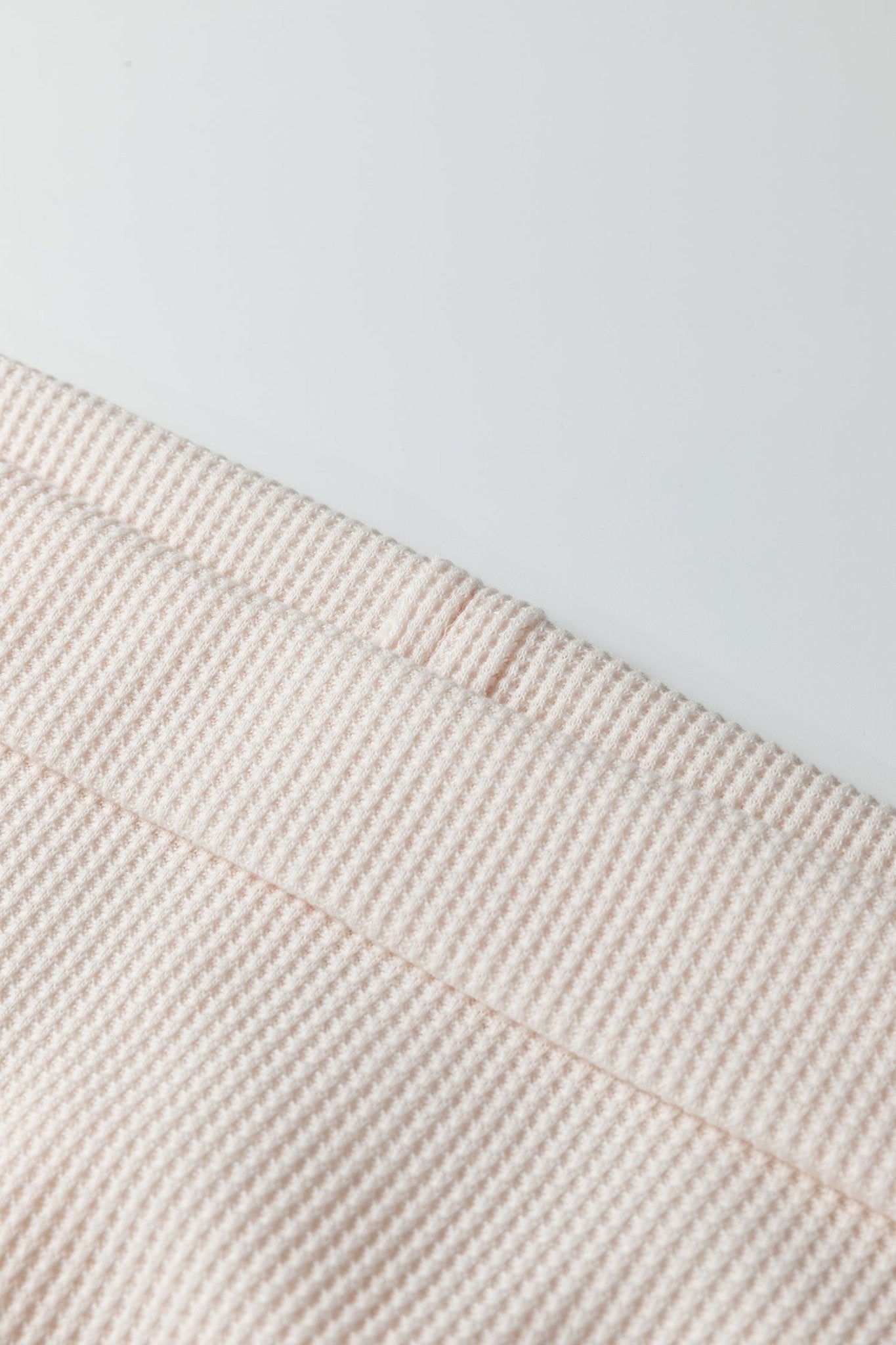 Solid Waffle Knit Asymmetric Neck Long Sleeve Top - Rooted & Reckless Co.