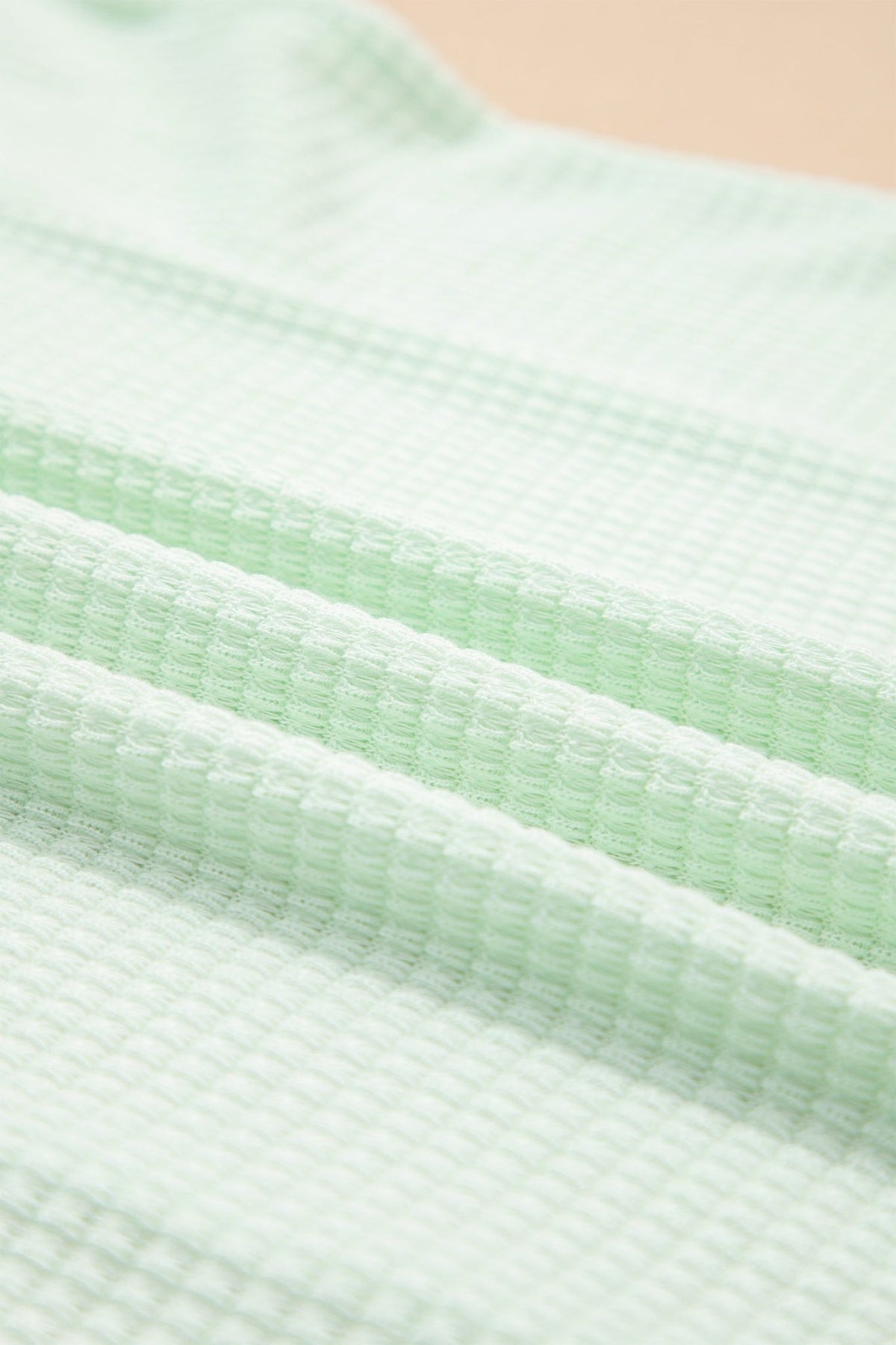 Solid Waffle Knit V-Neck Short Sleeve Top - Rooted & Reckless Co.