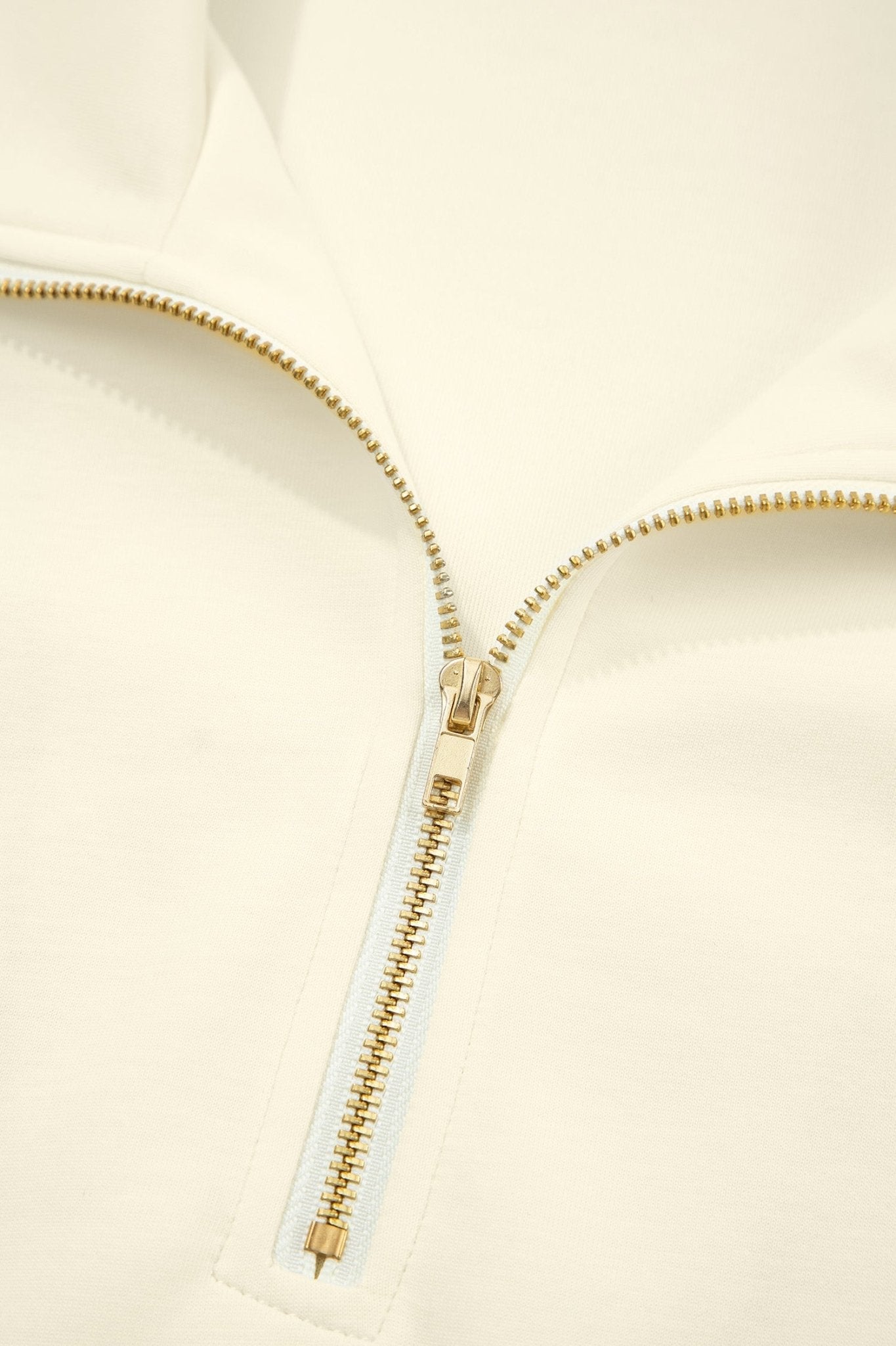 Solid Zip-Up Collared Ruffle Short Sleeve Blouse - Rooted & Reckless Co.