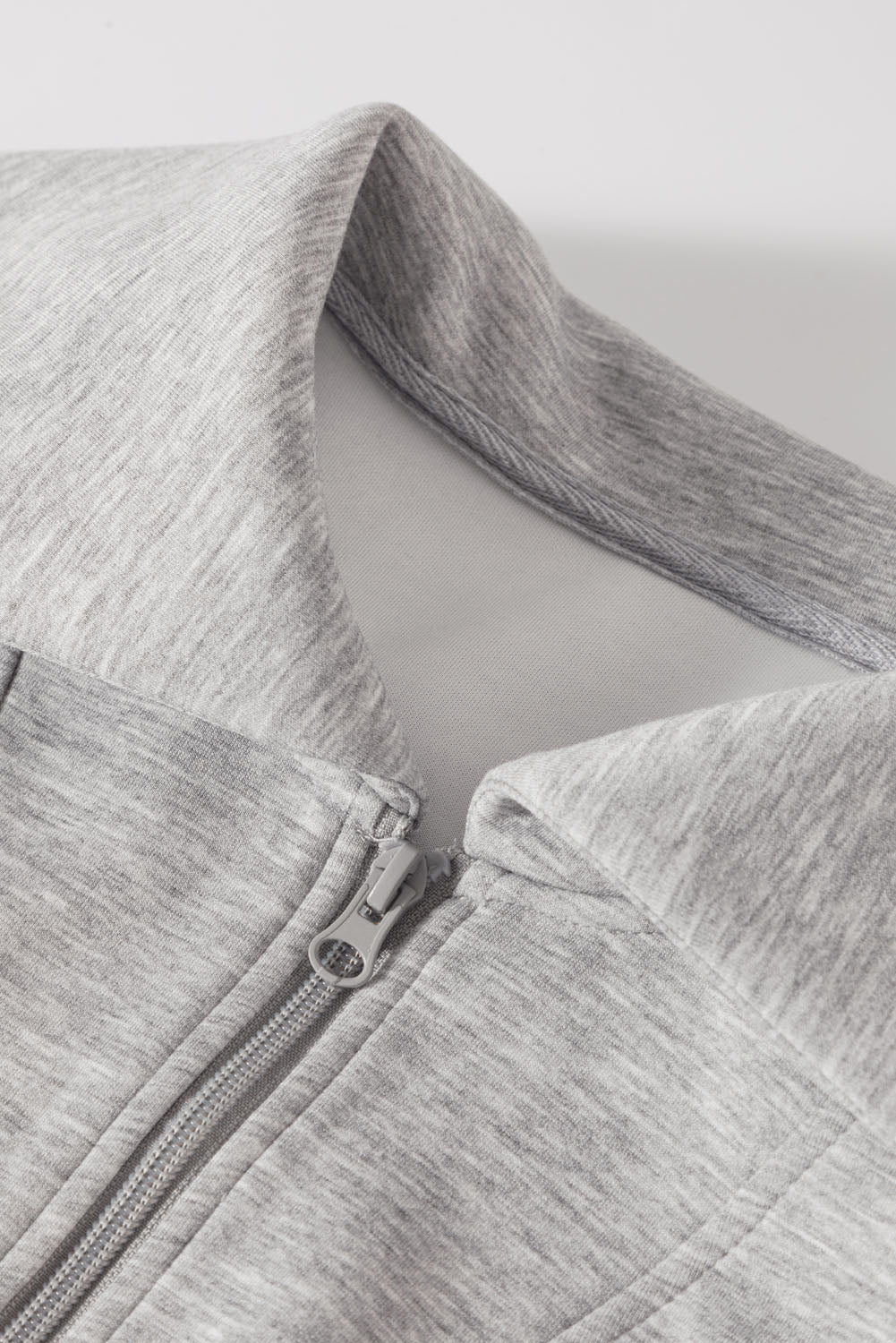 Solid Zip Up Sailor Collar Sweatshirt & Sweatpants Set - Rooted & Reckless Co.