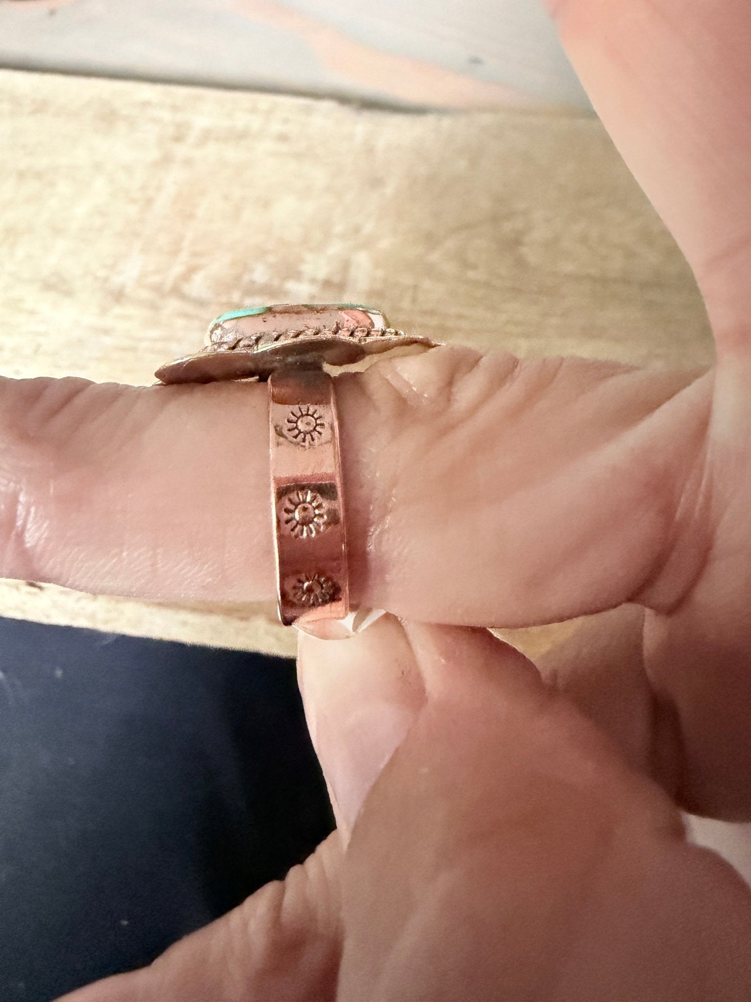 Sonoran Mountain and Copper Ring - Rooted & Reckless Co.