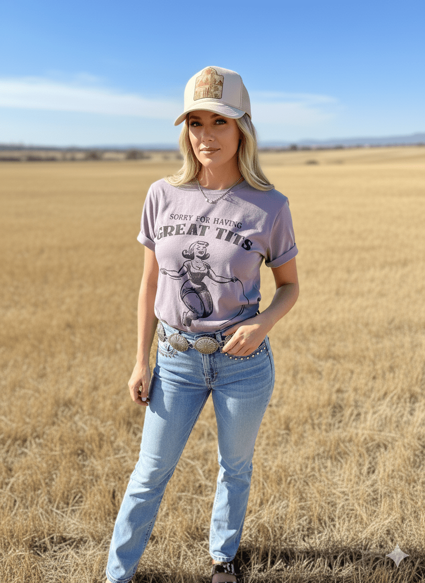 Sorry For Having Great Tits Graphic Tee - Rooted & Reckless Co.