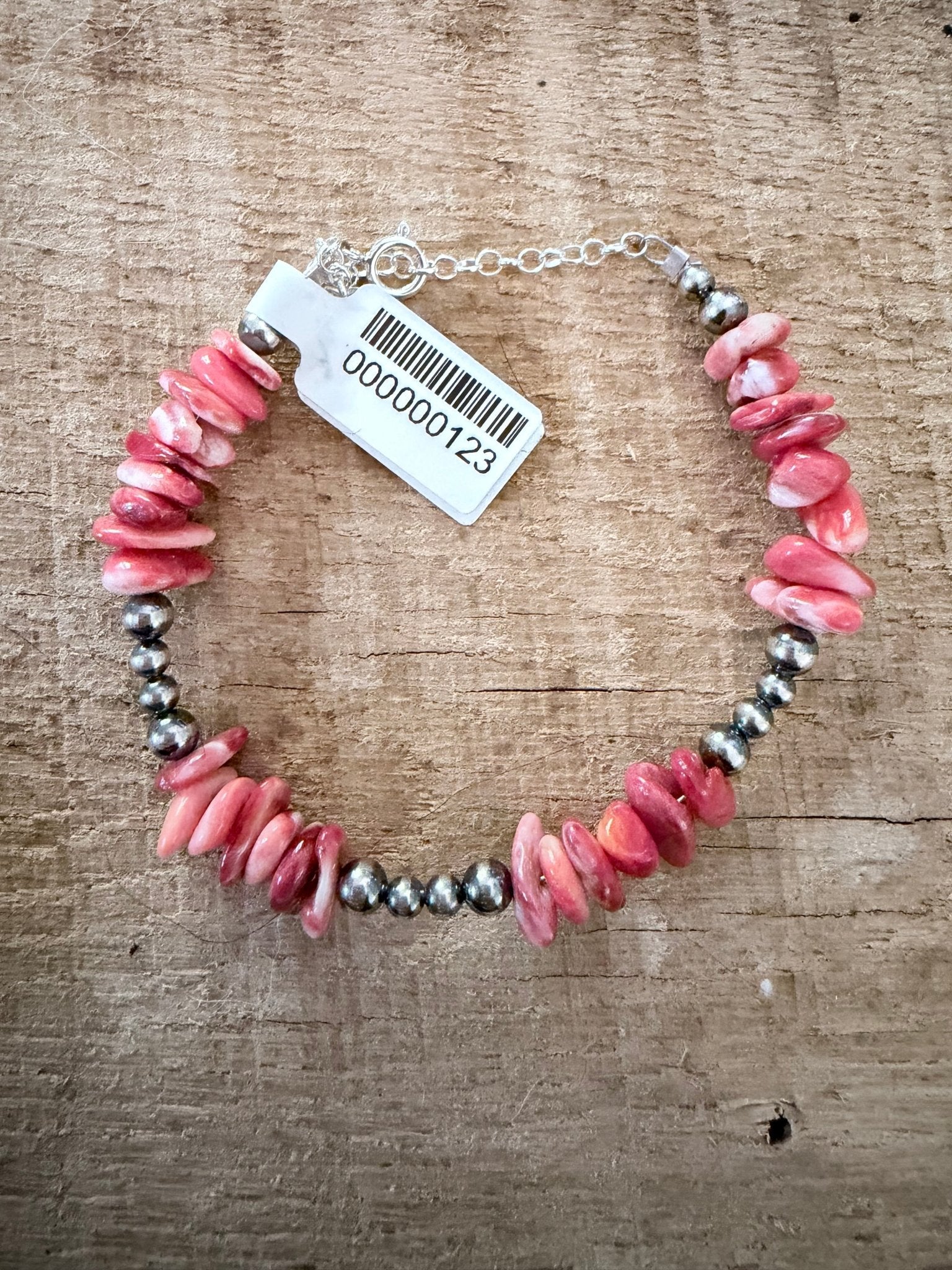 Spiny Oyster Sterling Pearl Bracelet - Rooted & Reckless Co.