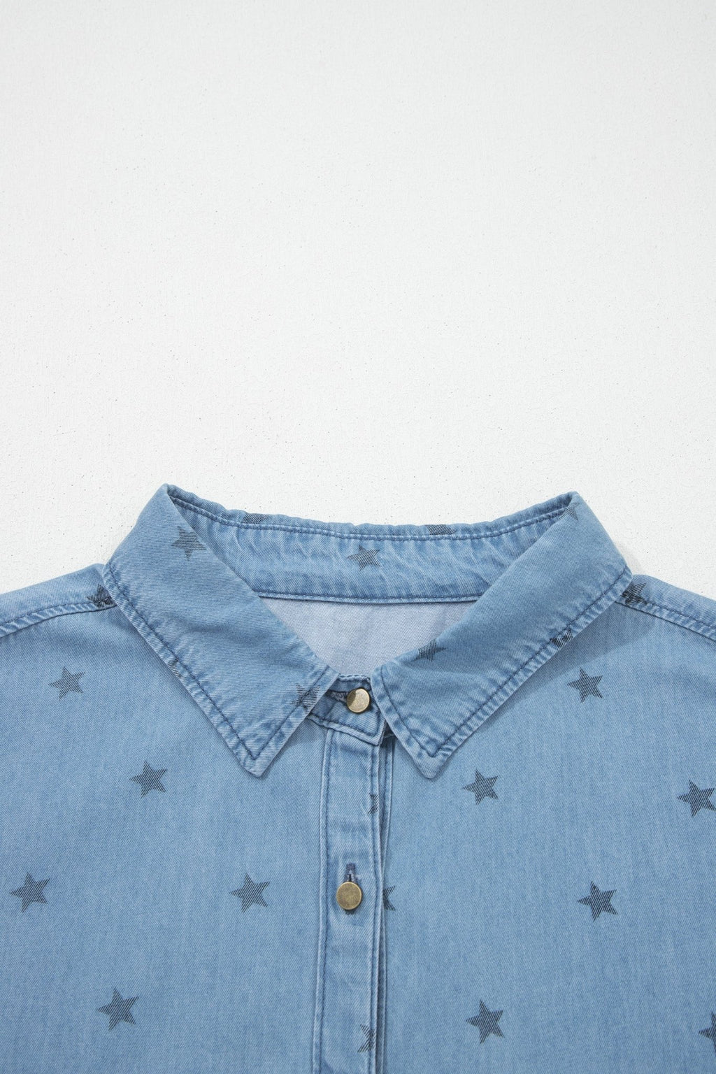 Star Denim Double Chest Pocket Short Sleeve Shirt - Rooted & Reckless Co.