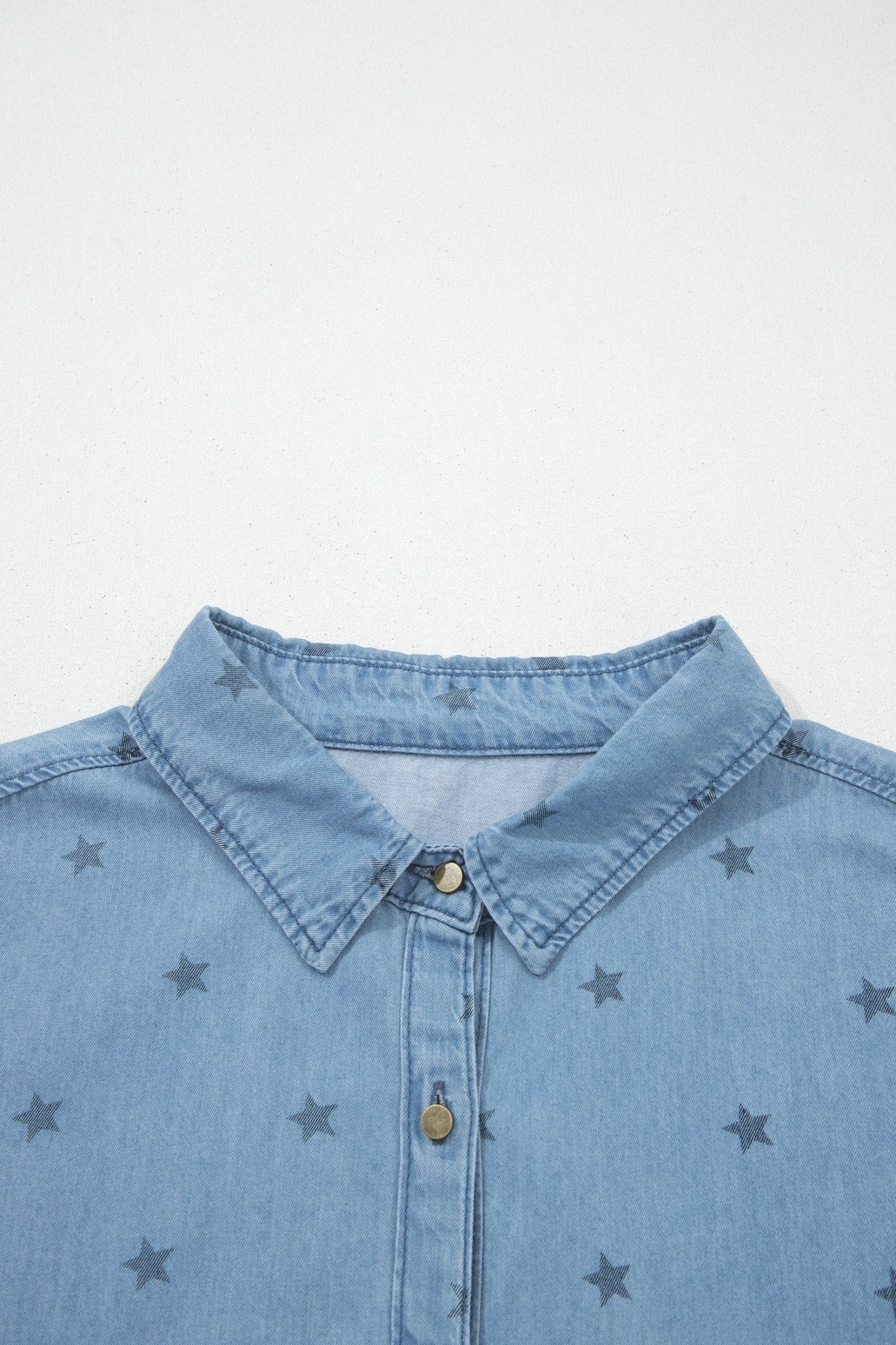 Star Denim Double Chest Pocket Short Sleeve Shirt - Rooted & Reckless Co.